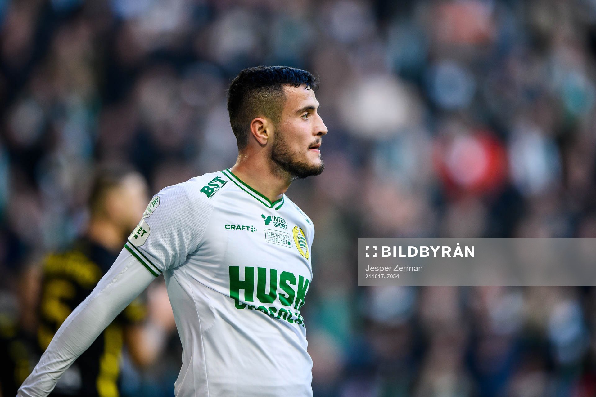 Hammarbys Astrit Selmani deppar