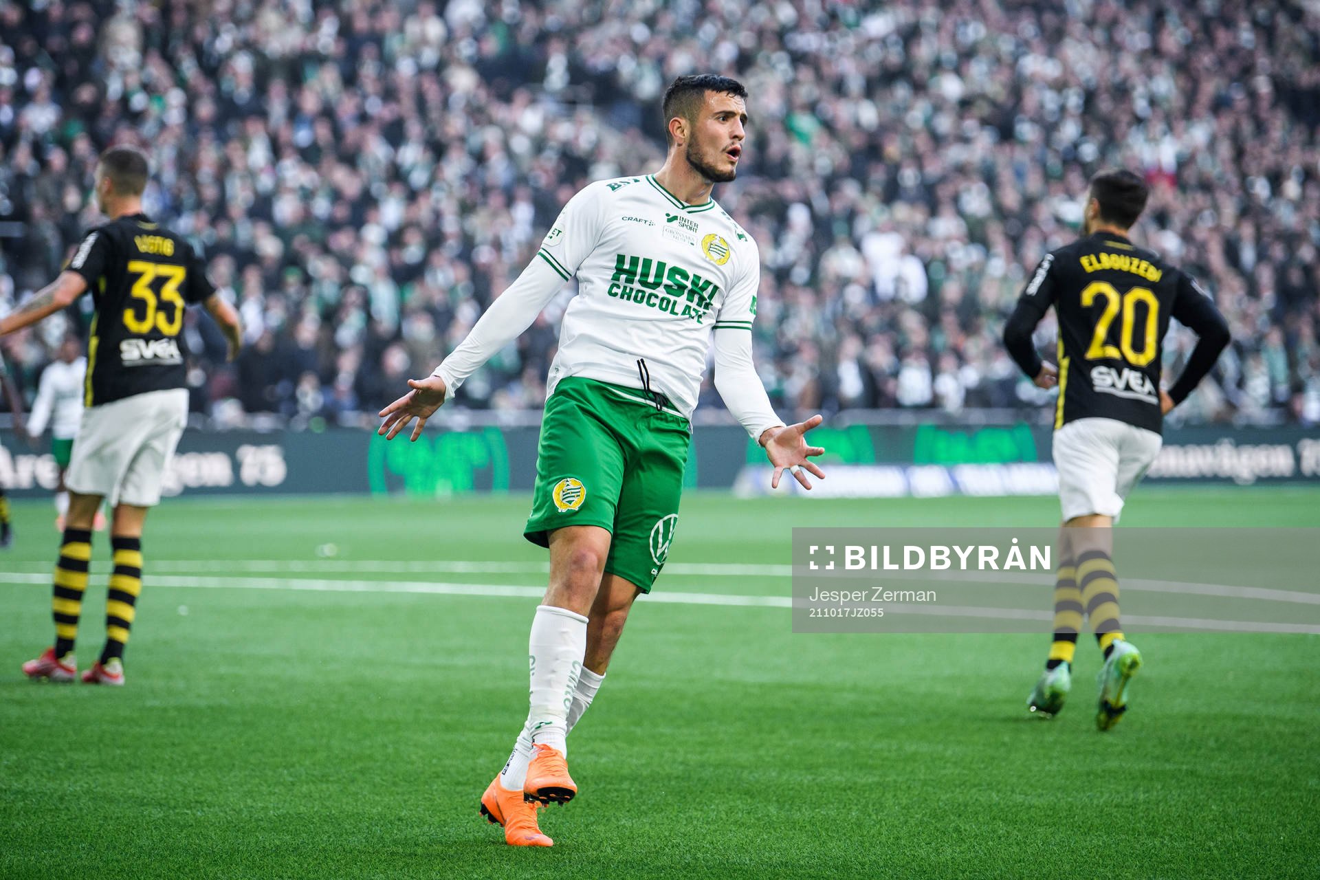 Hammarbys Astrit Selmani deppar