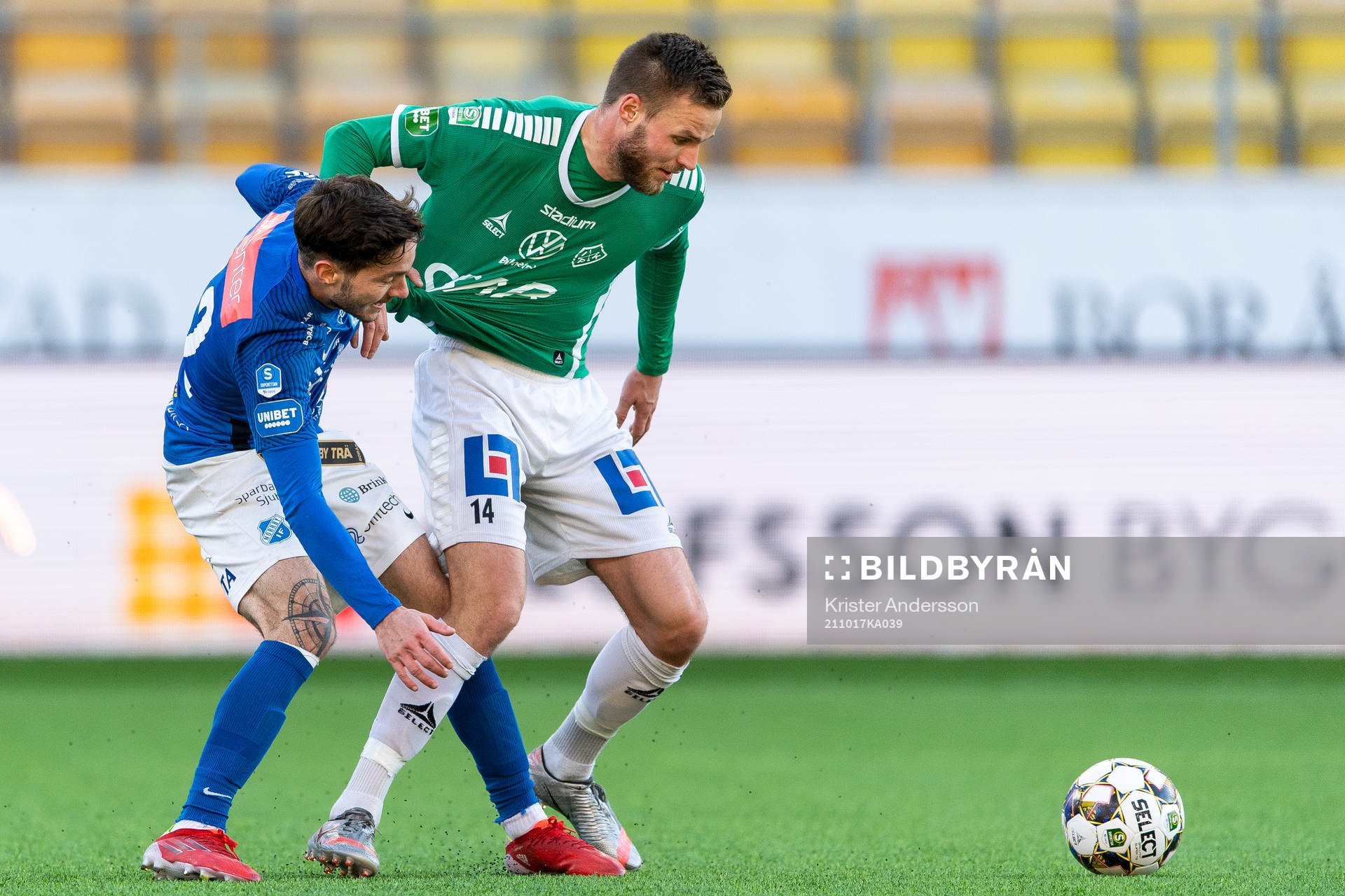 Norrbys Luis Argudo och Brages Niklas Söderberg