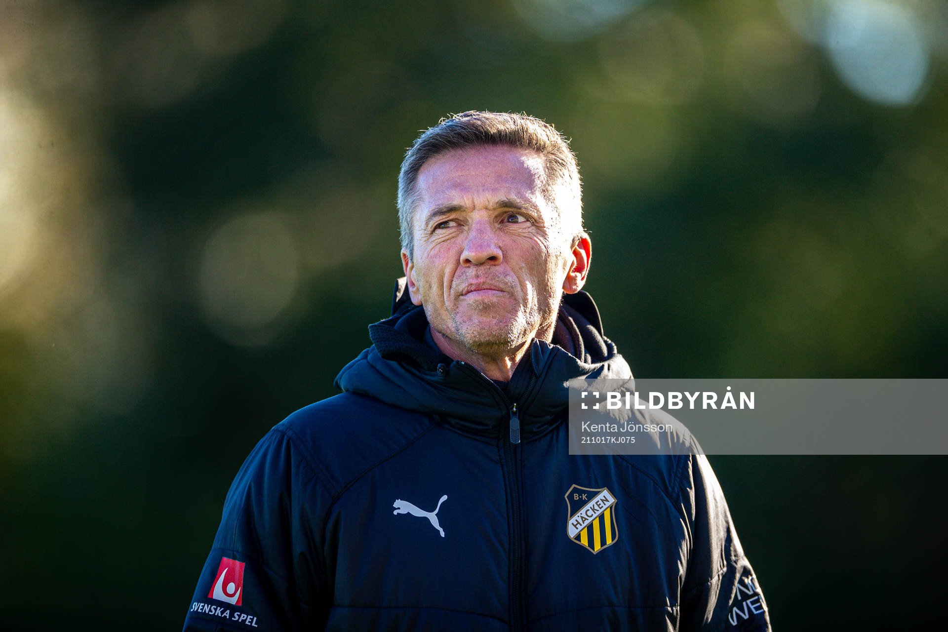 Häckens tränare Mats Gren deppar