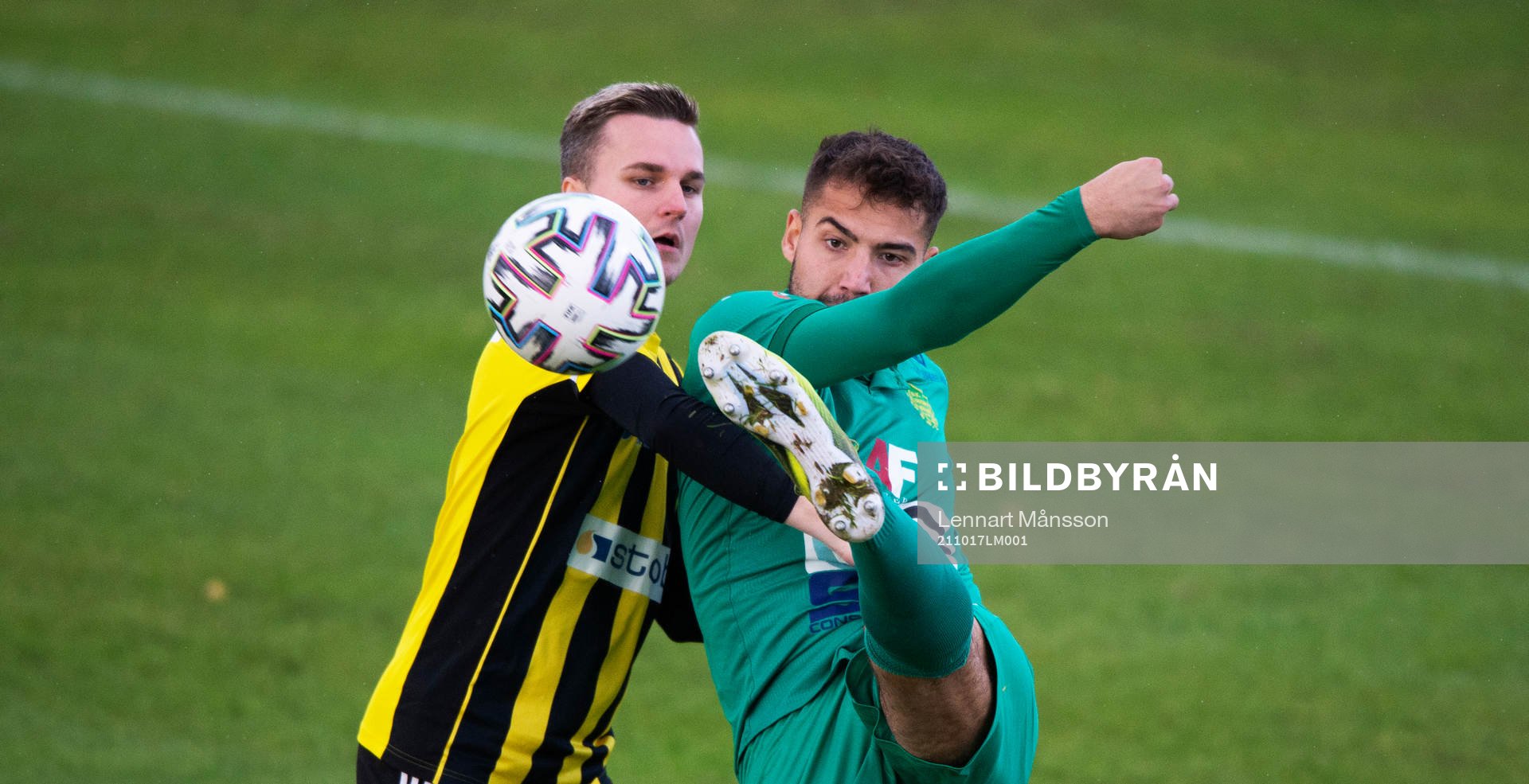 IFK Hässleholms Danny Gunnarsson i matchen i div 2 Södra