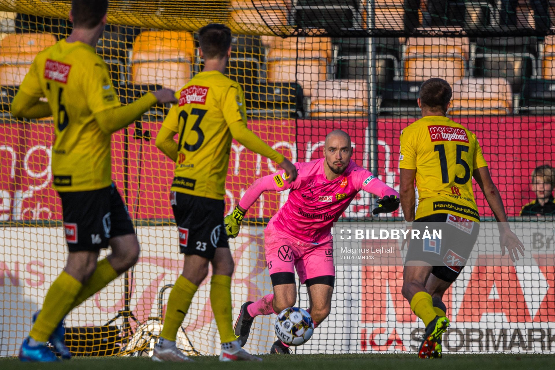 Mjällbys målvakt Carl-Johan Eriksson
