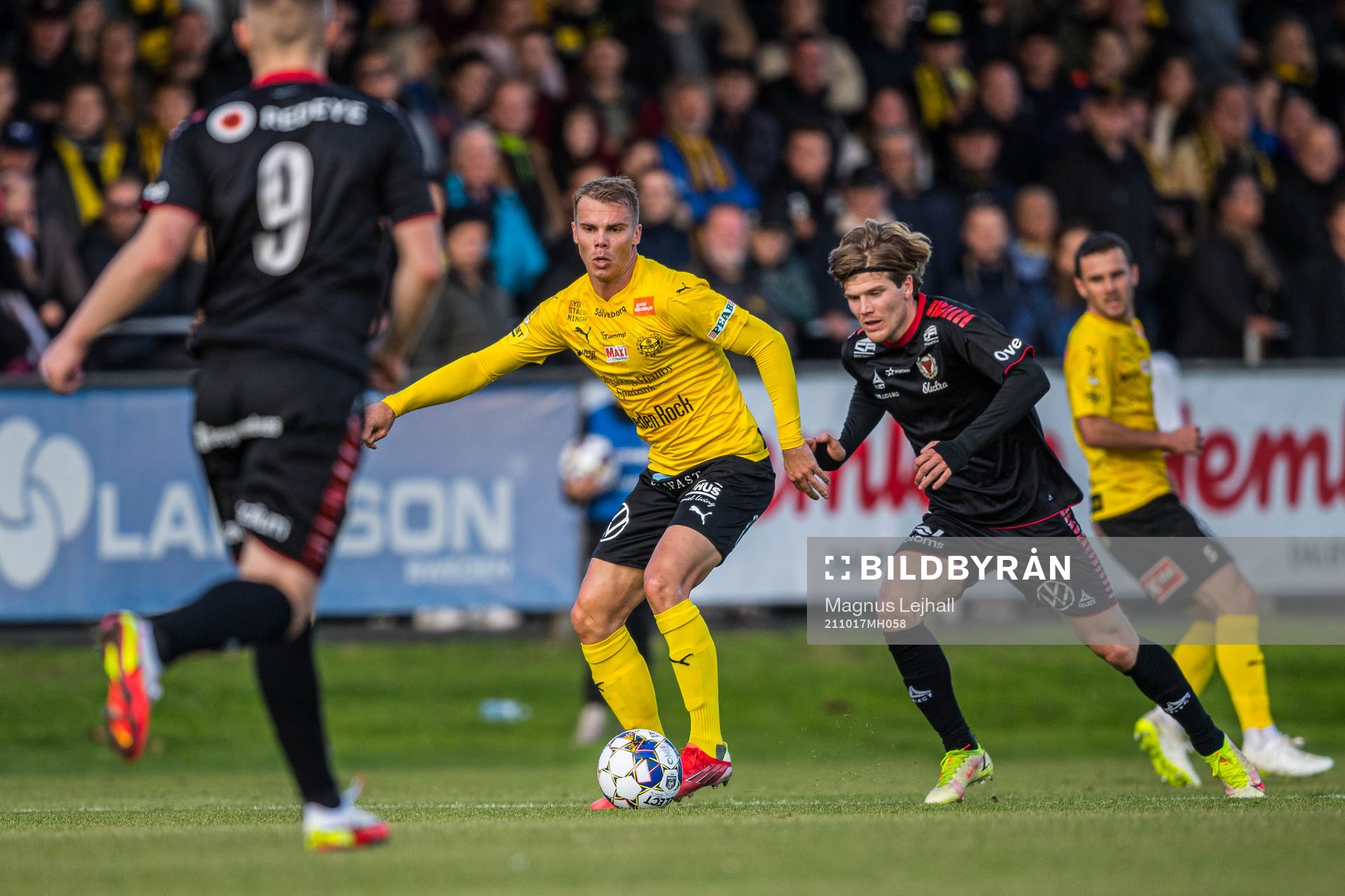 Mjällbys Elias Andersson och Kalmars Oliver Berg