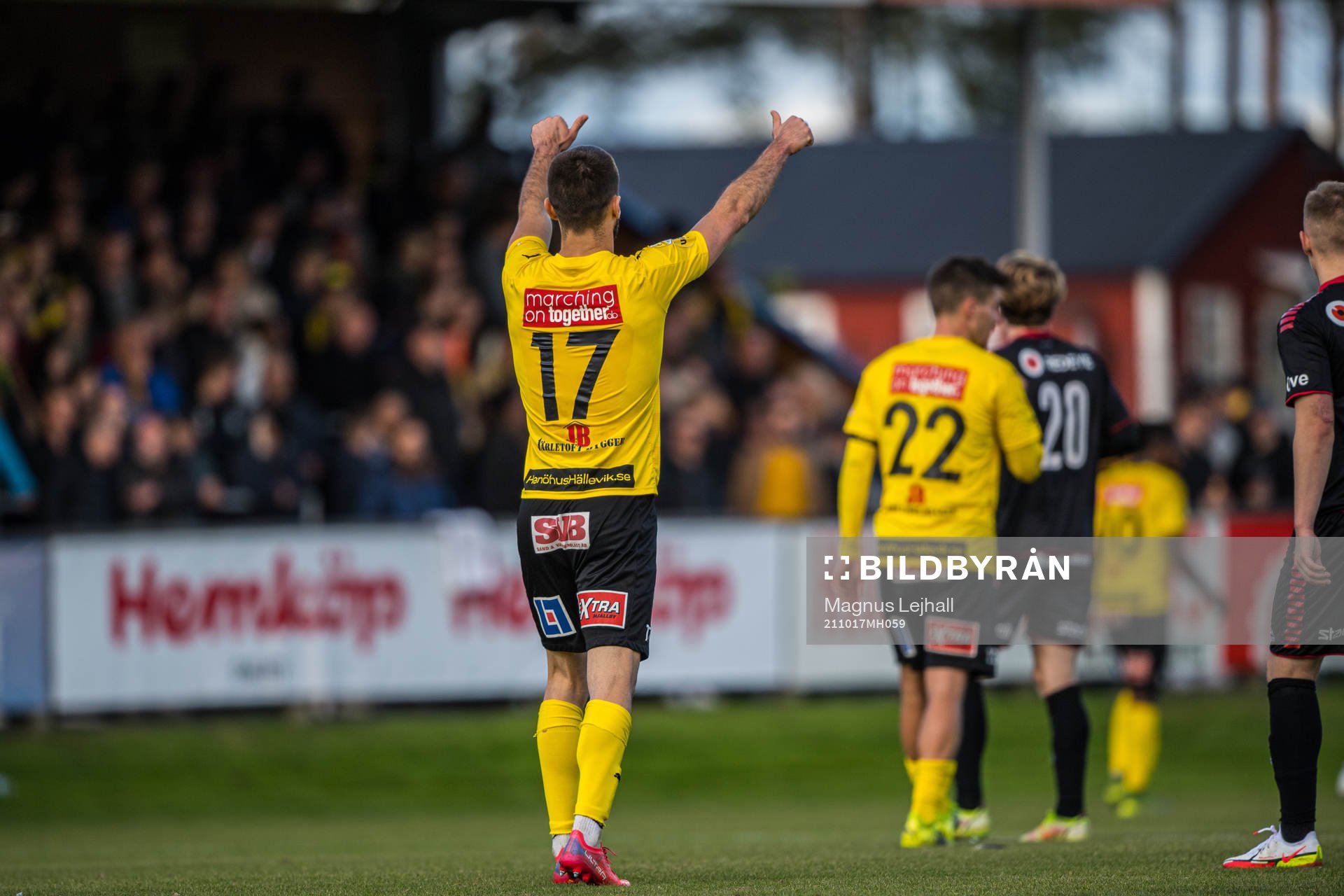 Mjällbys Carlos Moros Gracia  jublar