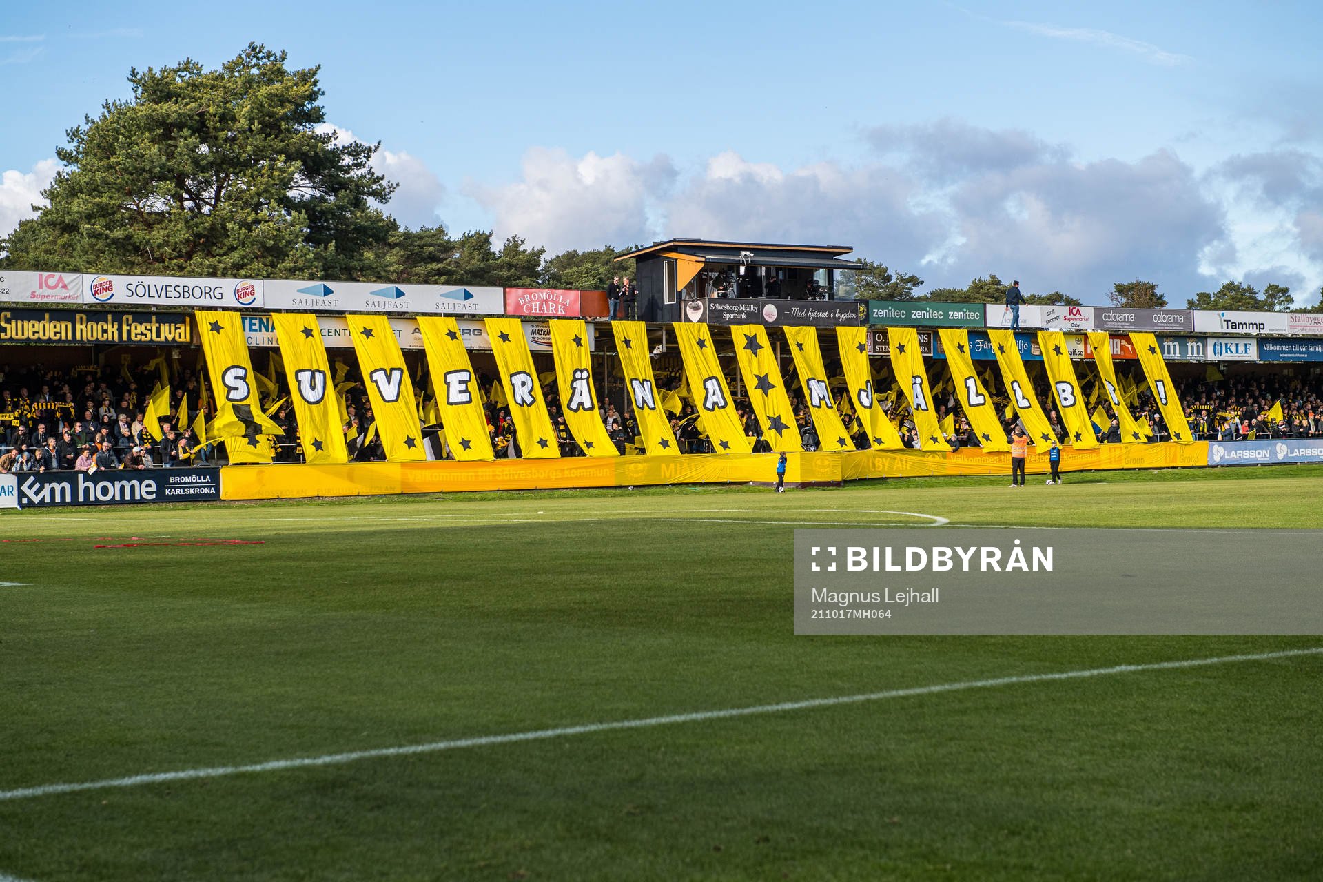 Mjällby tifo