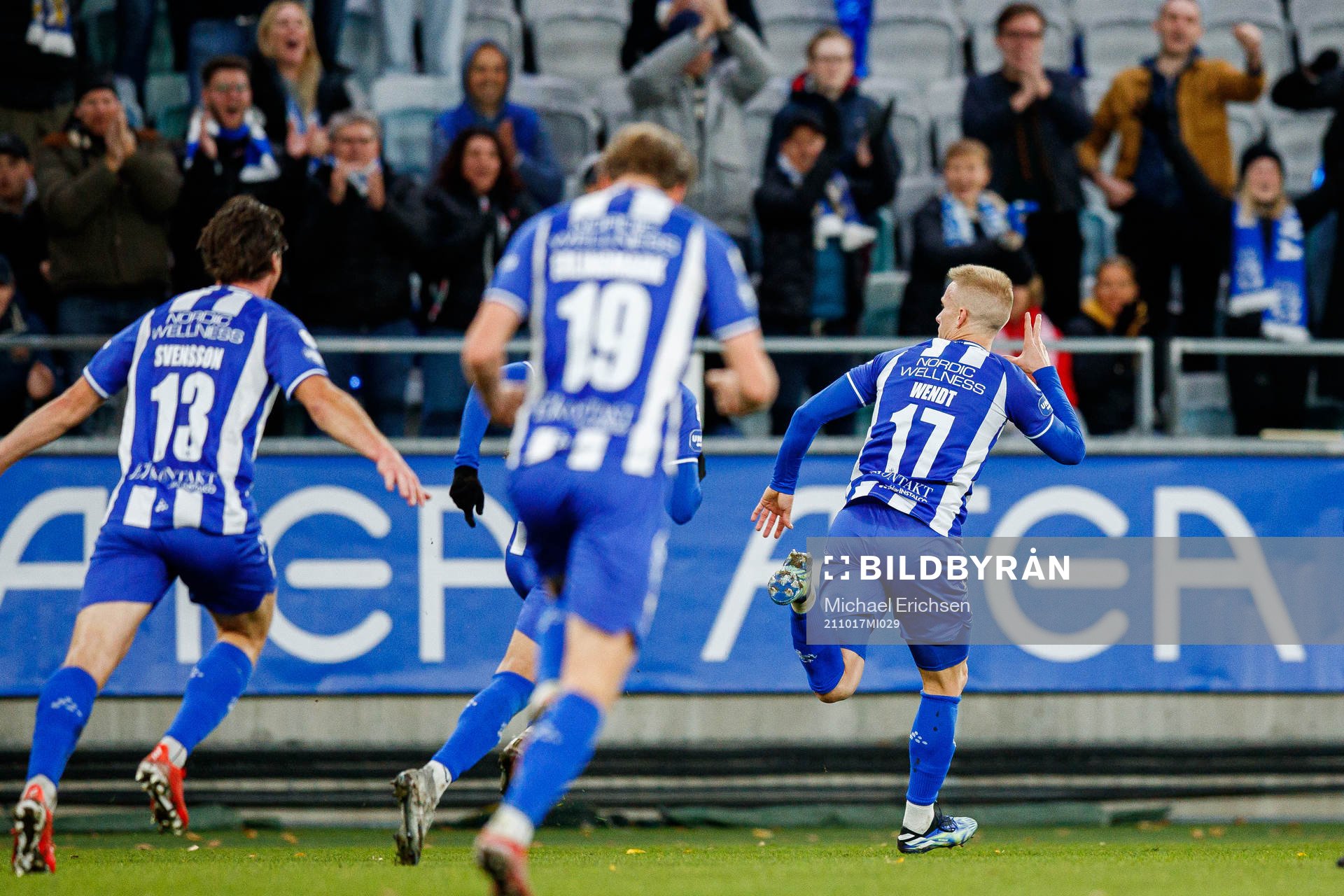IFK Göteborgs Oscar Wendt jublar