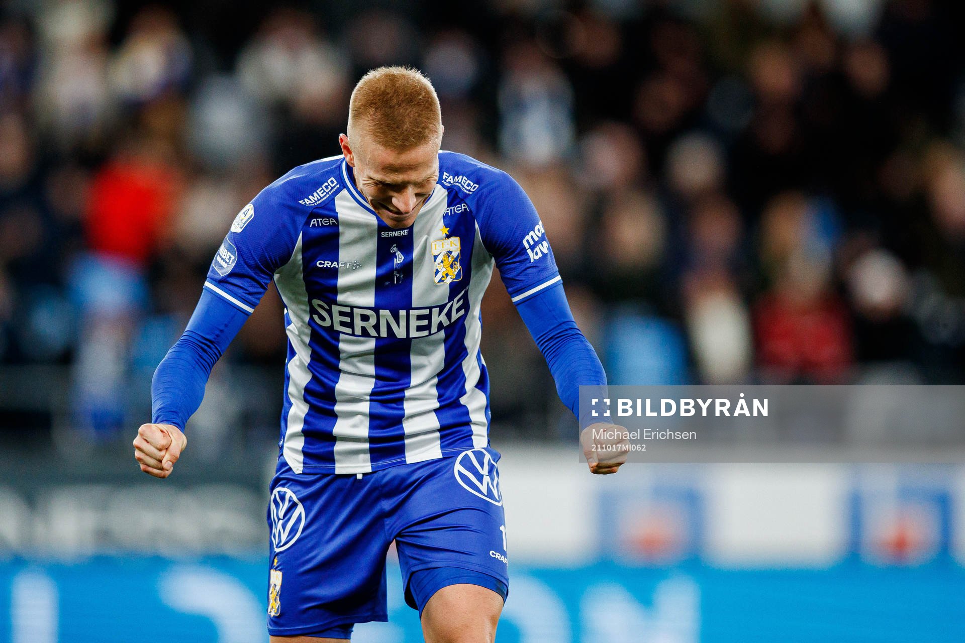 IFK Göteborgs Oscar Wendt jublar
