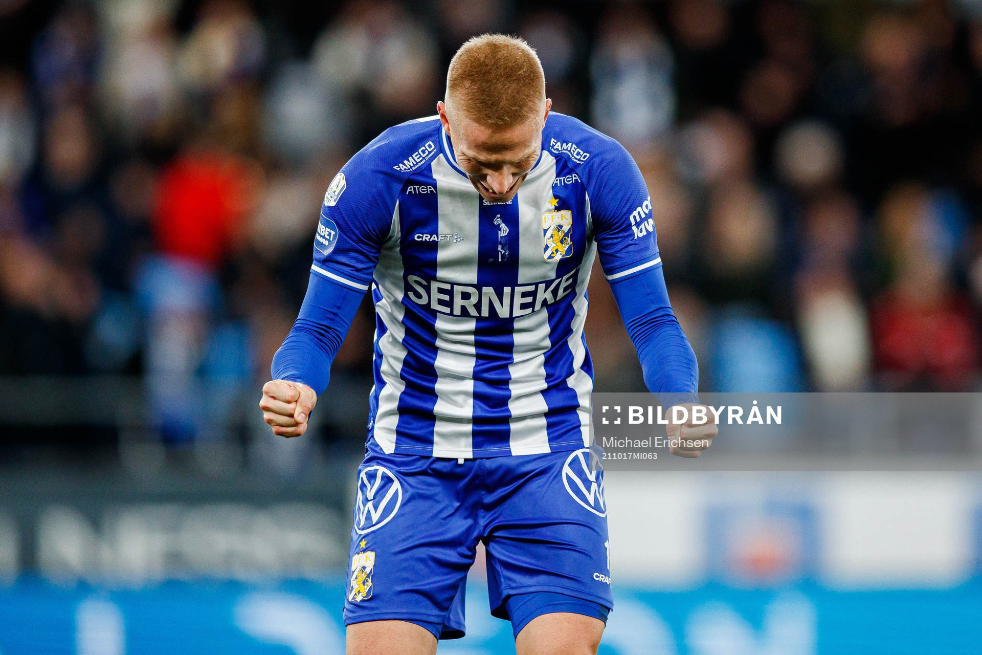 IFK Göteborgs Oscar Wendt jublar