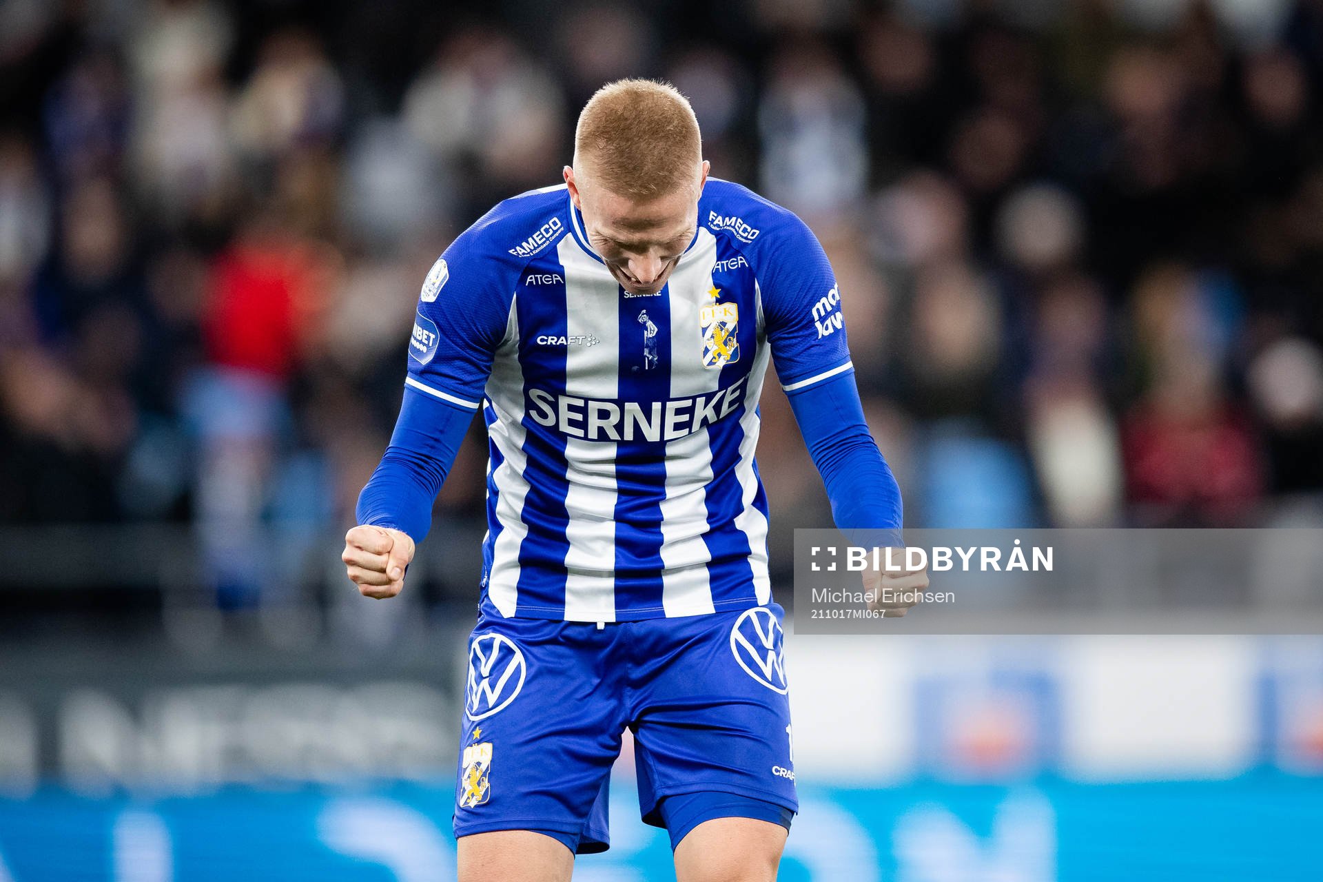 IFK Göteborgs Oscar Wendt jublar