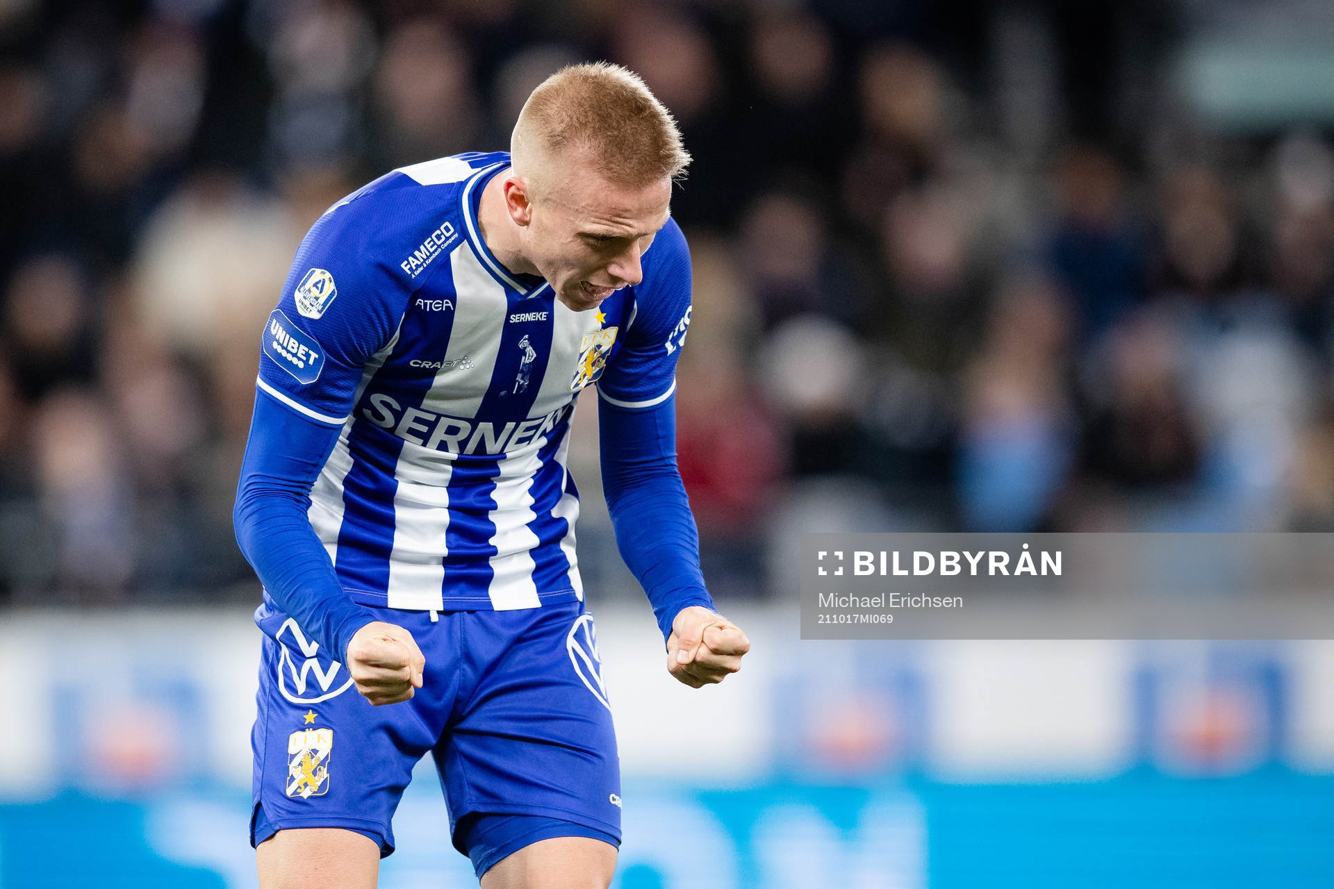IFK Göteborgs Oscar Wendt jublar