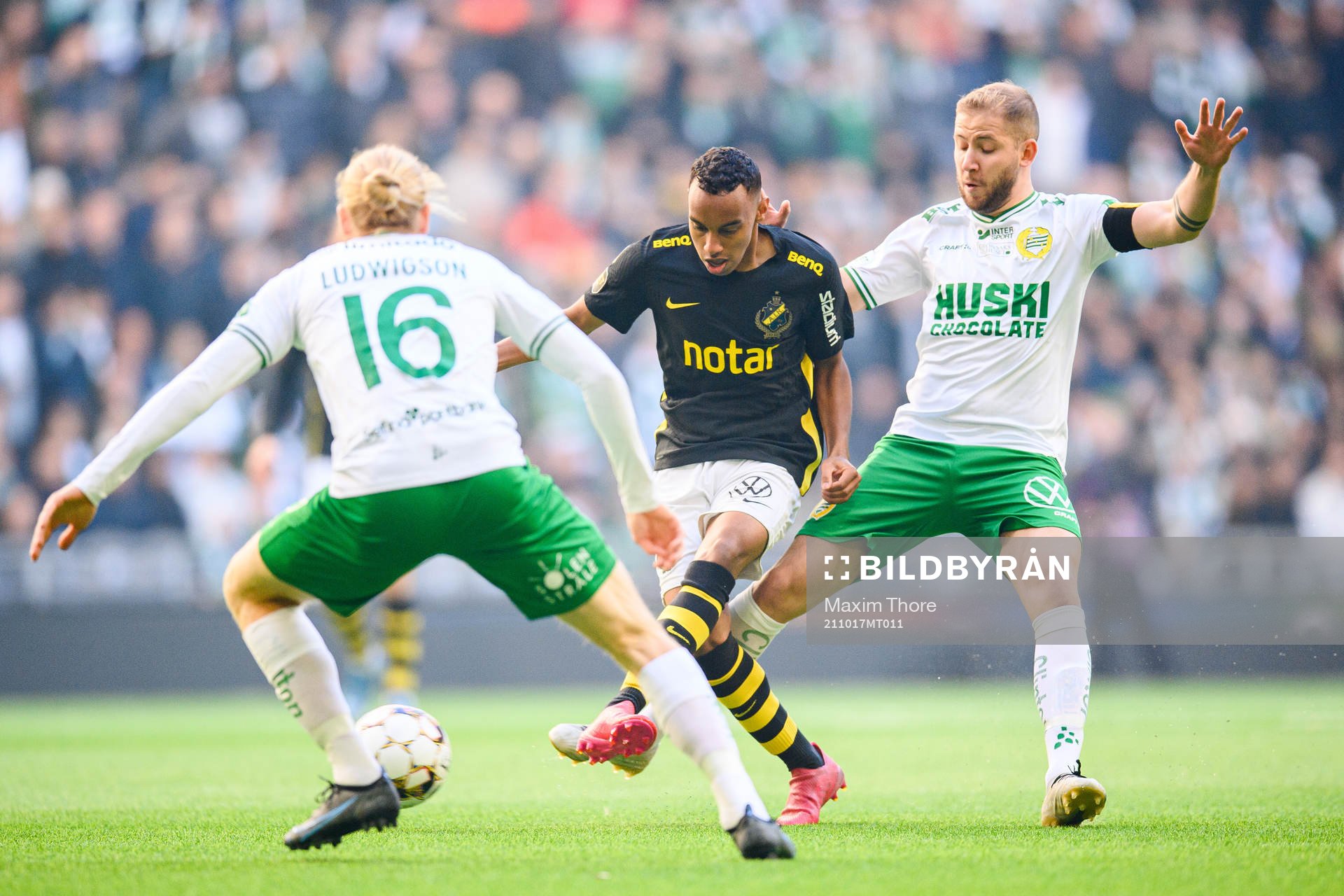 s Bilal Hussein och Hammarbys Darijan Bojanic