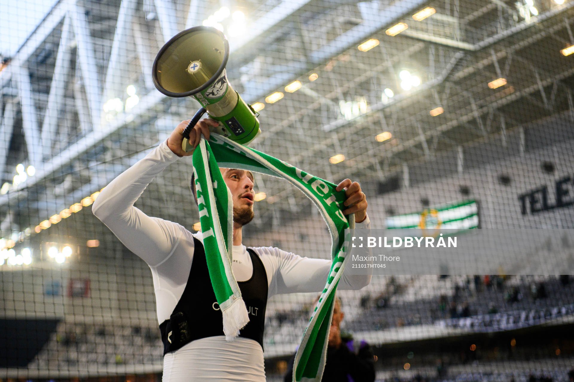 Hammarbys Astrit Selmani jublar