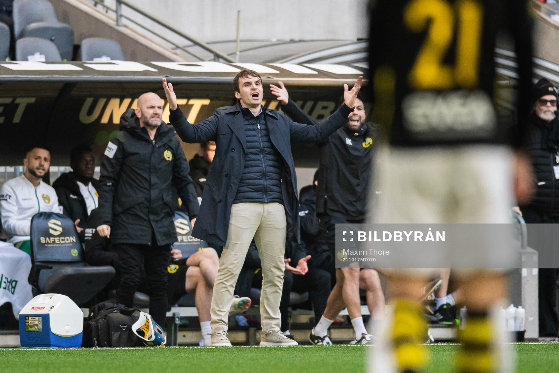 Hammarbys tränare Milos Milojevic