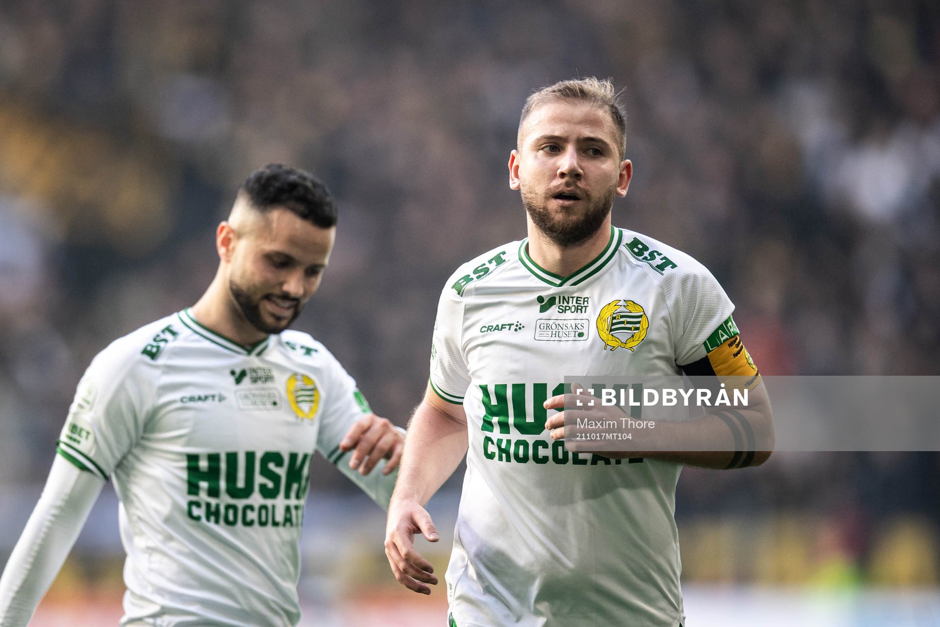 Hammarbys Mohanad Jeahze och Darijan Bojanic