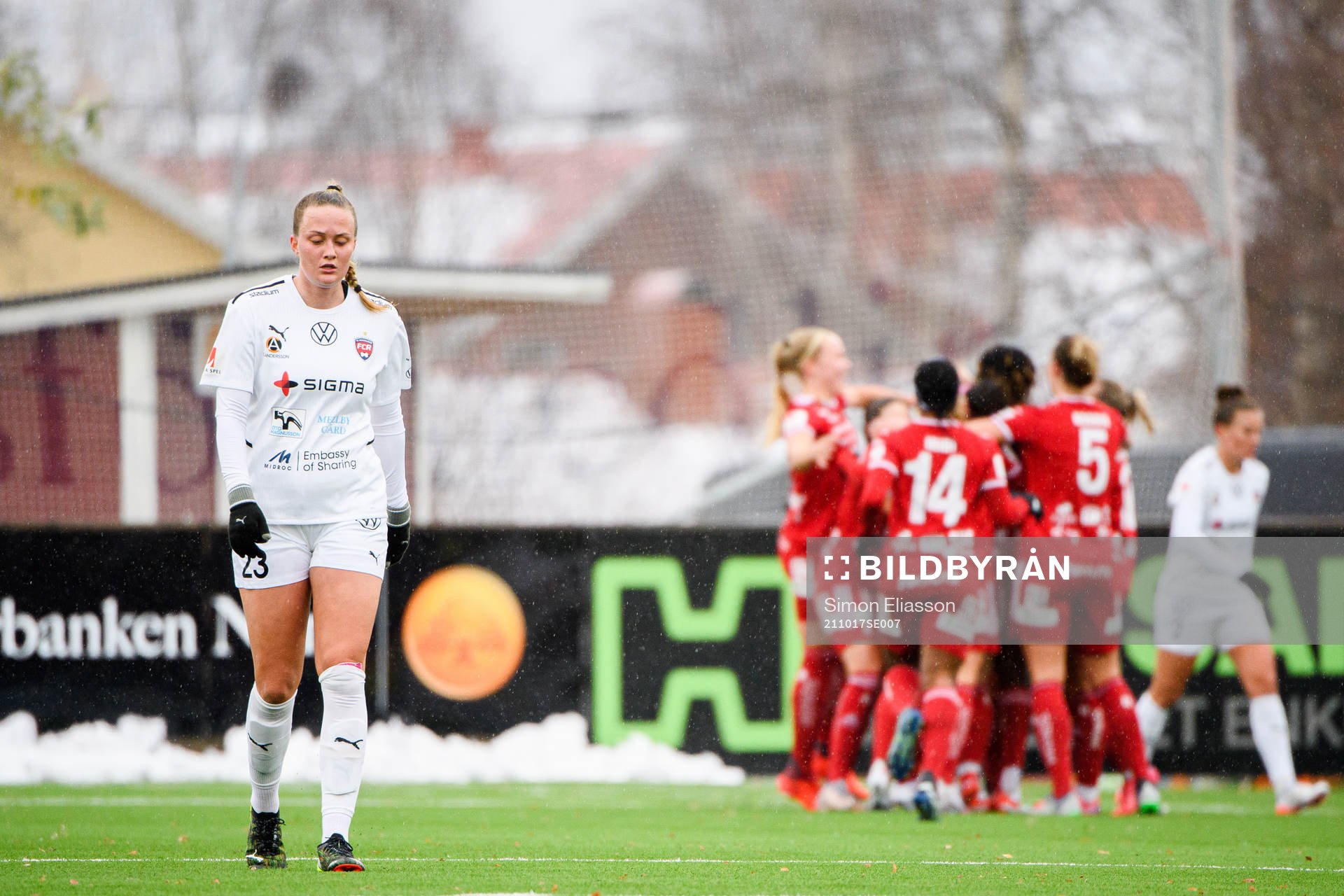 Rosengårds Stefanie Sanders  deppar