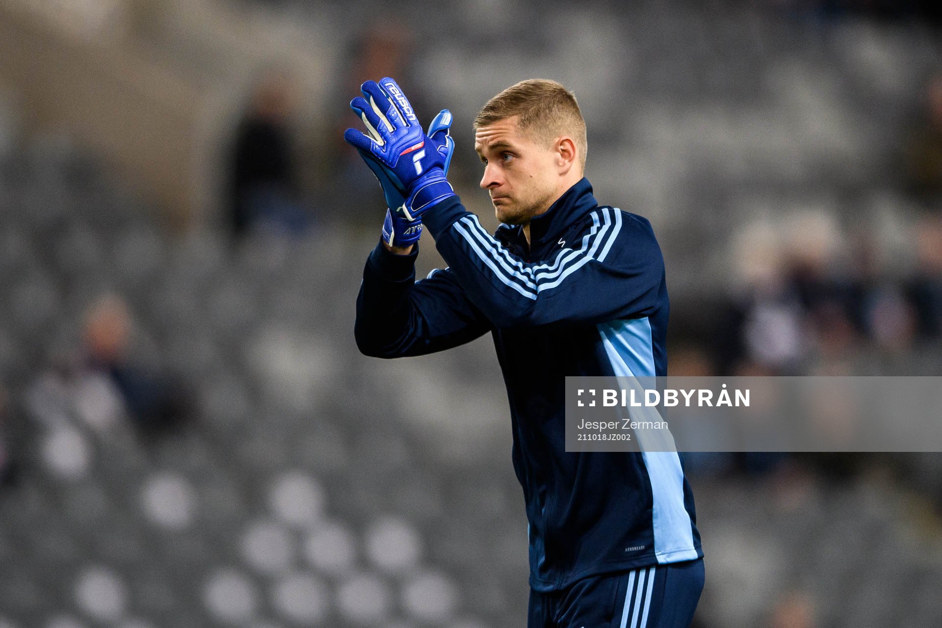 Djurgårdens målvakt Aleksandr Vasyutin