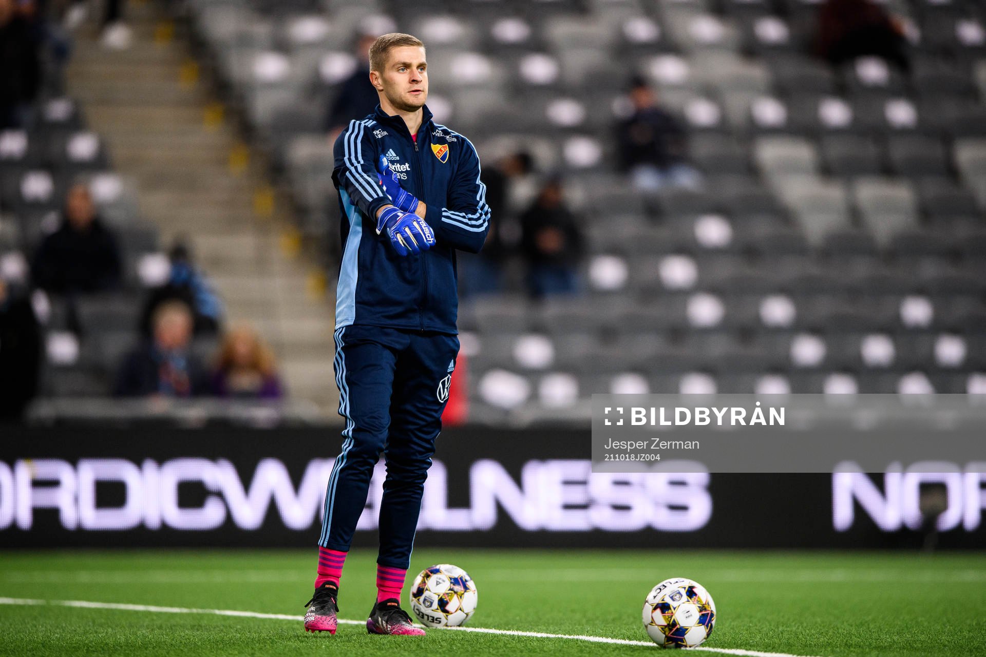 Djurgårdens målvakt Aleksandr Vasyutin
