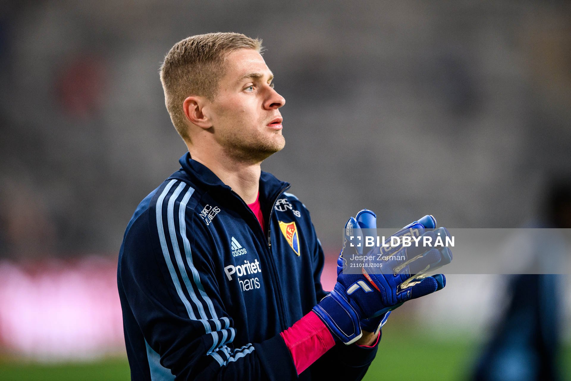 Djurgårdens målvakt Aleksandr Vasyutin