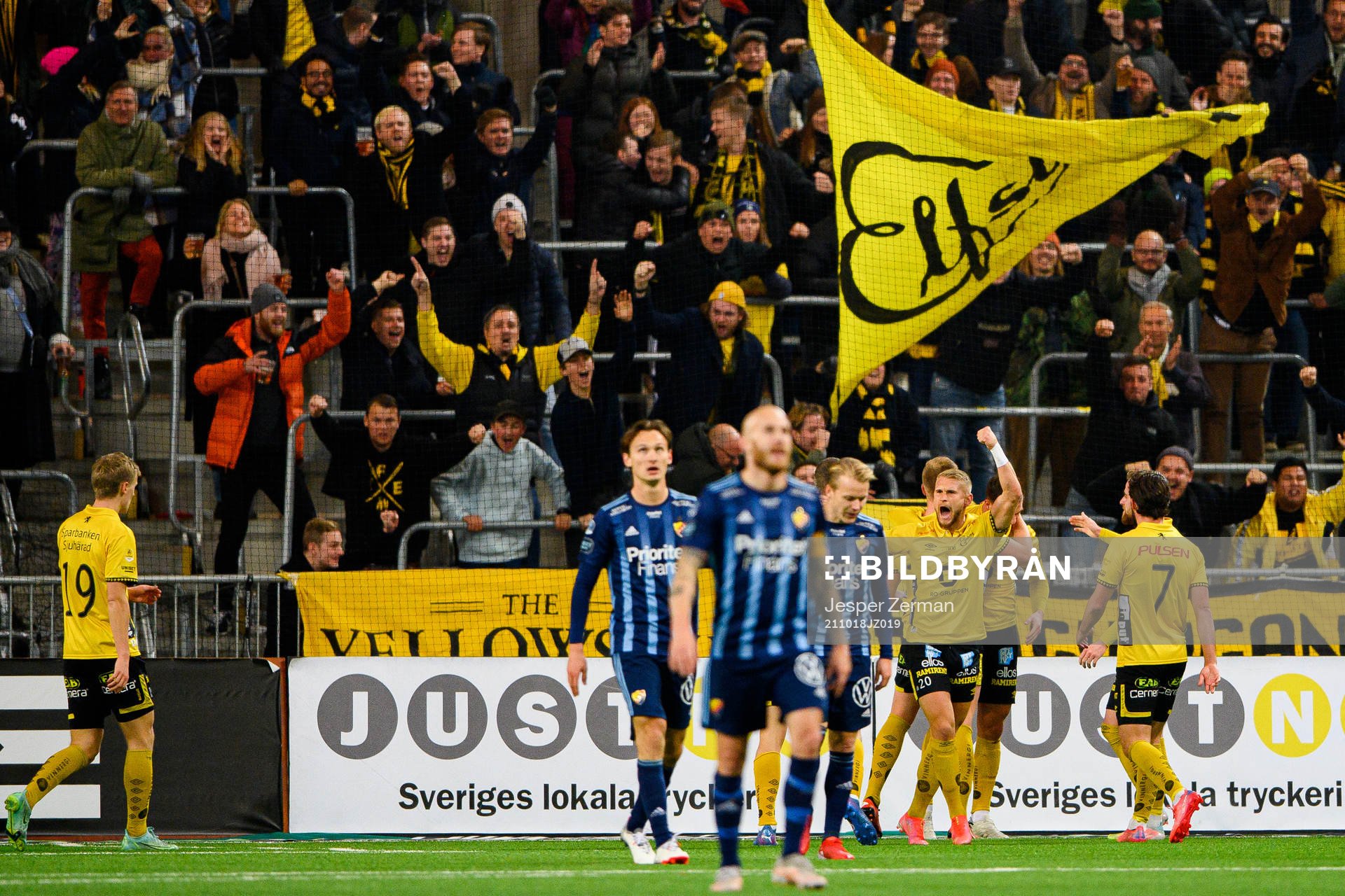 Elfsborgs Simon Strand jublar