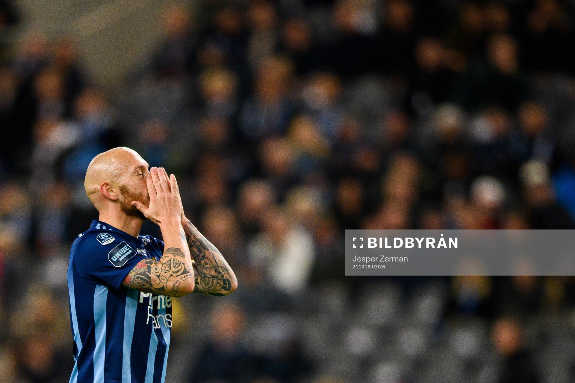 Djurgårdens Magnus Eriksson deppar