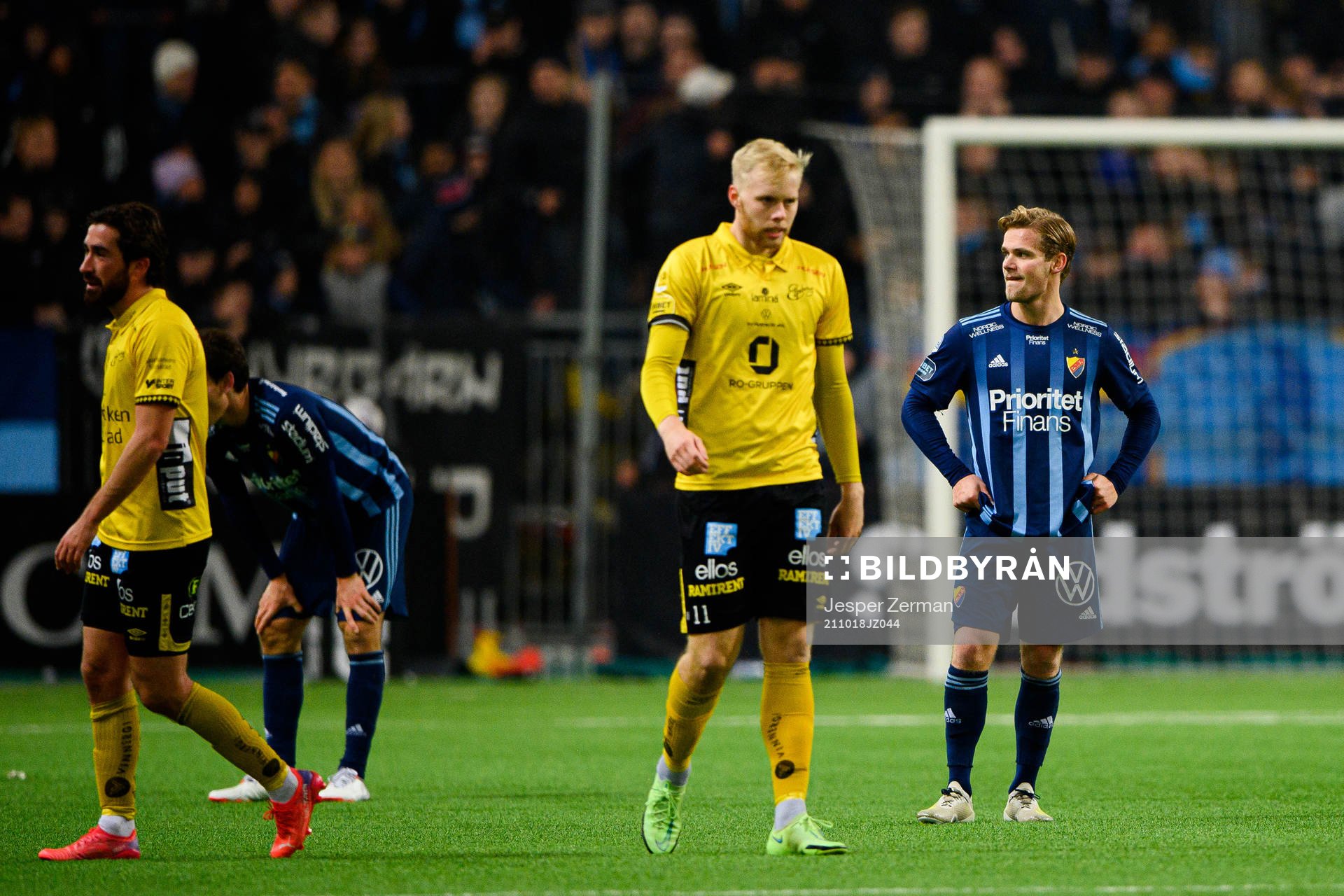 Djurgårdens Hampus Finndell deppar