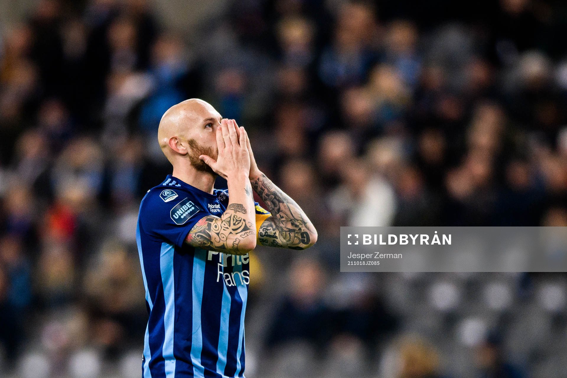 Djurgårdens Magnus Eriksson deppar