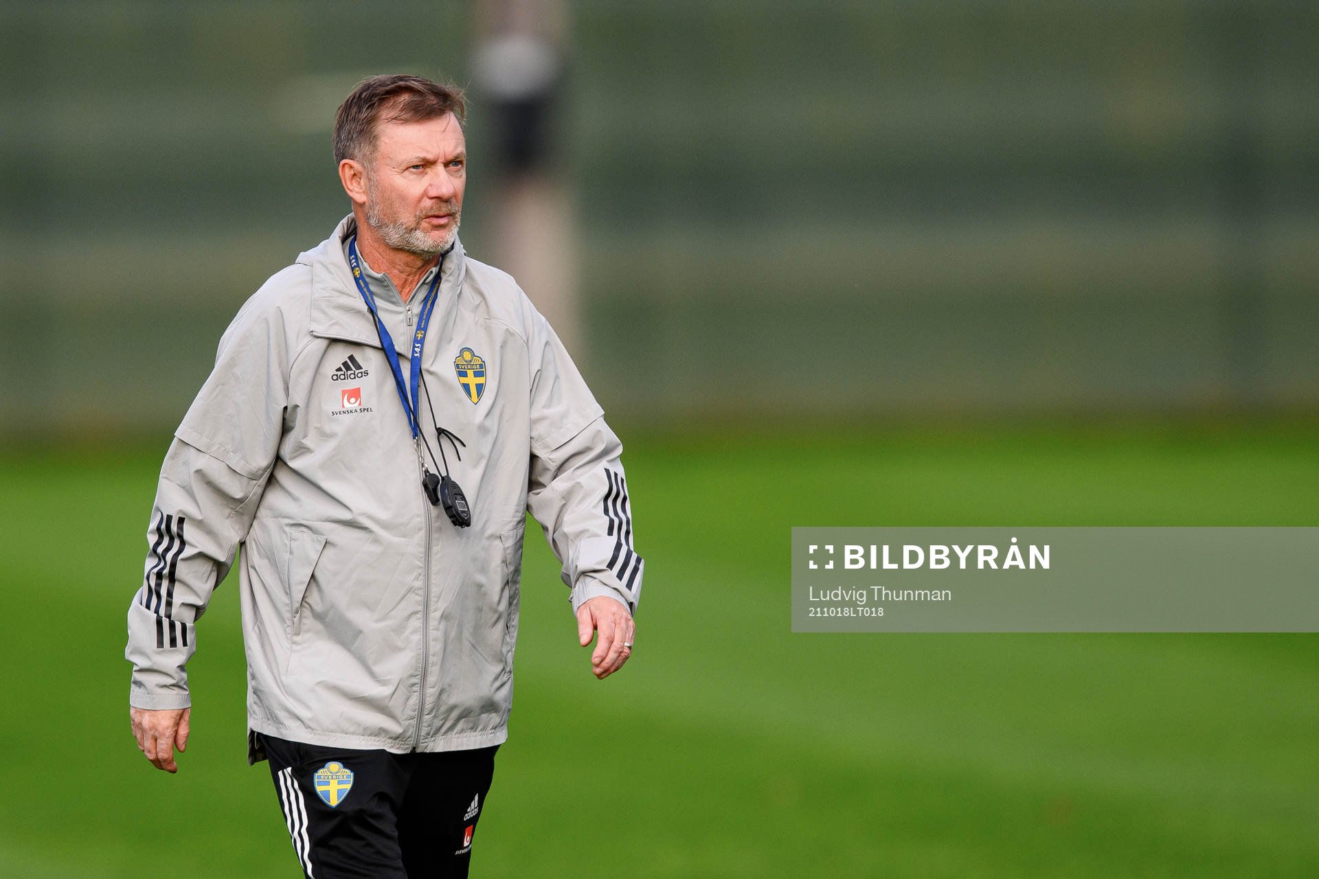 Peter Gerhardsson, head coach of the Swedish women's
