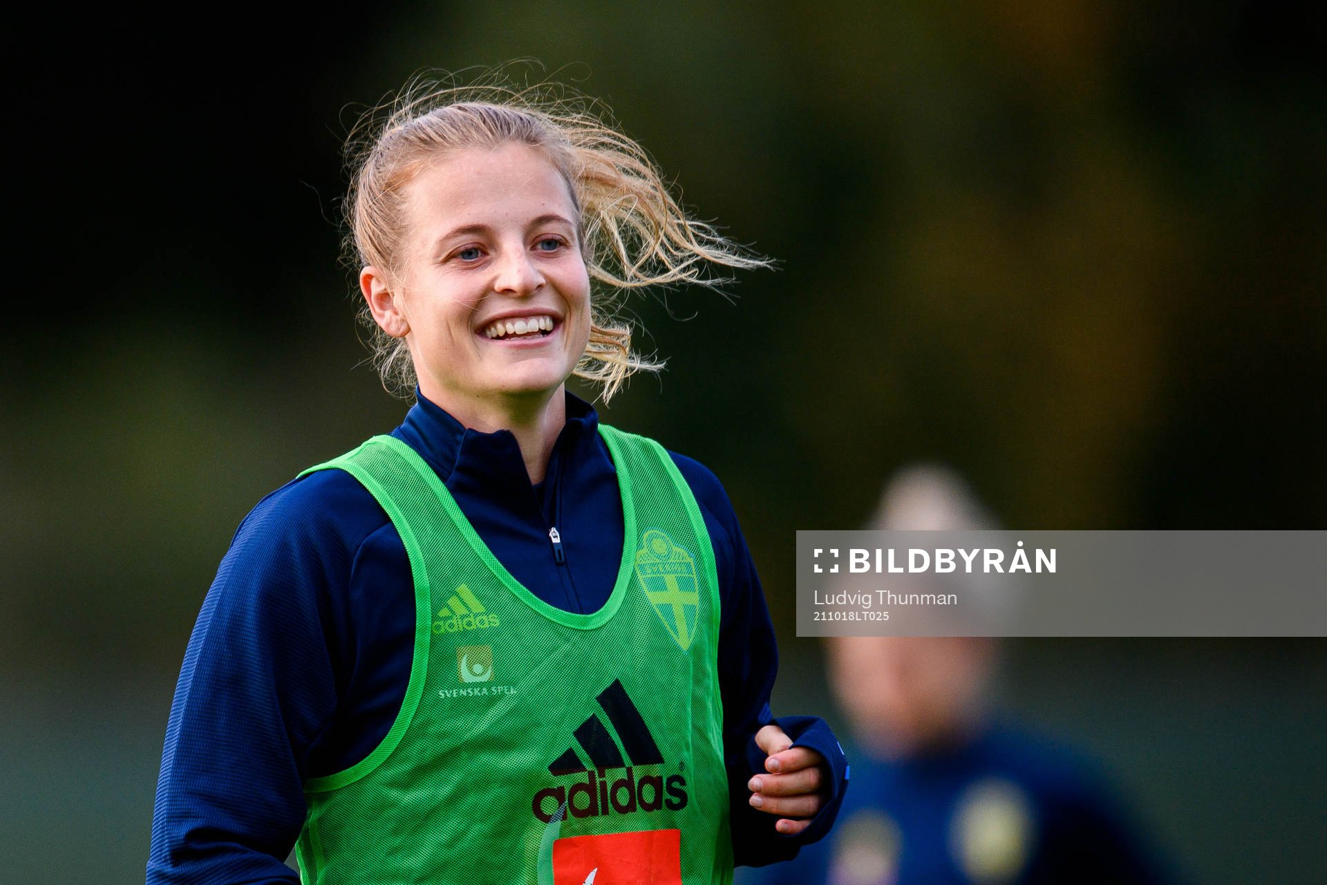 Anna Anvegård of the Swedish women's national football team