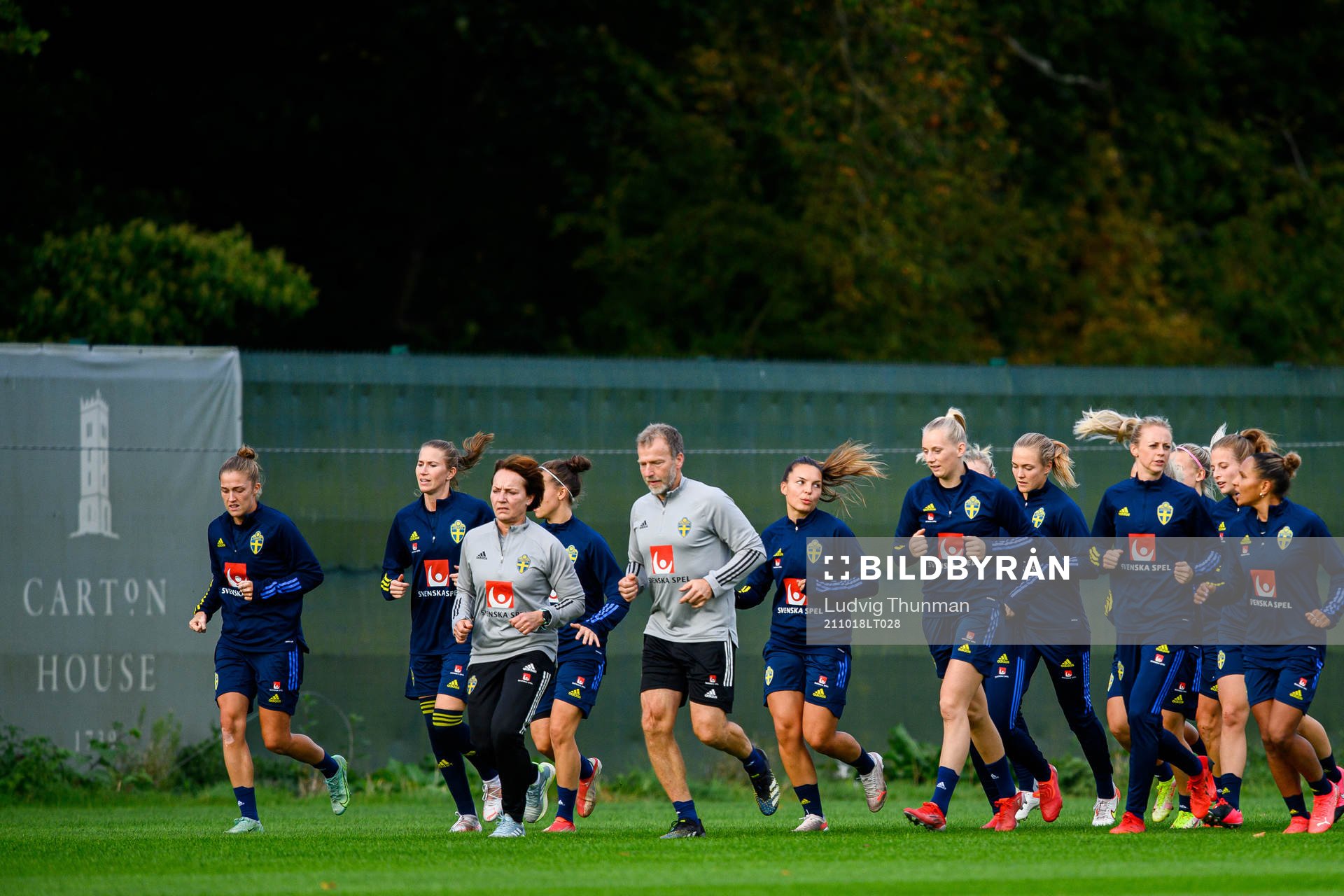 Players of the Swedish women's national football team
