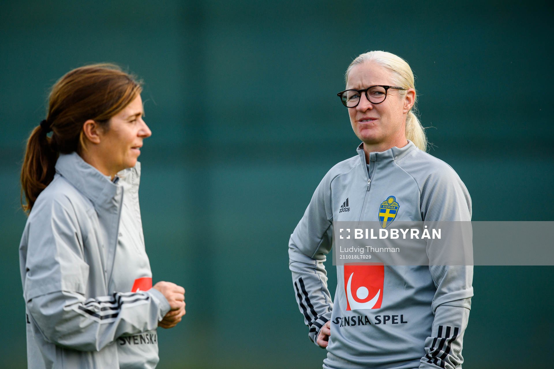 Victoria Sandell, assistant coach of the Swedish women's