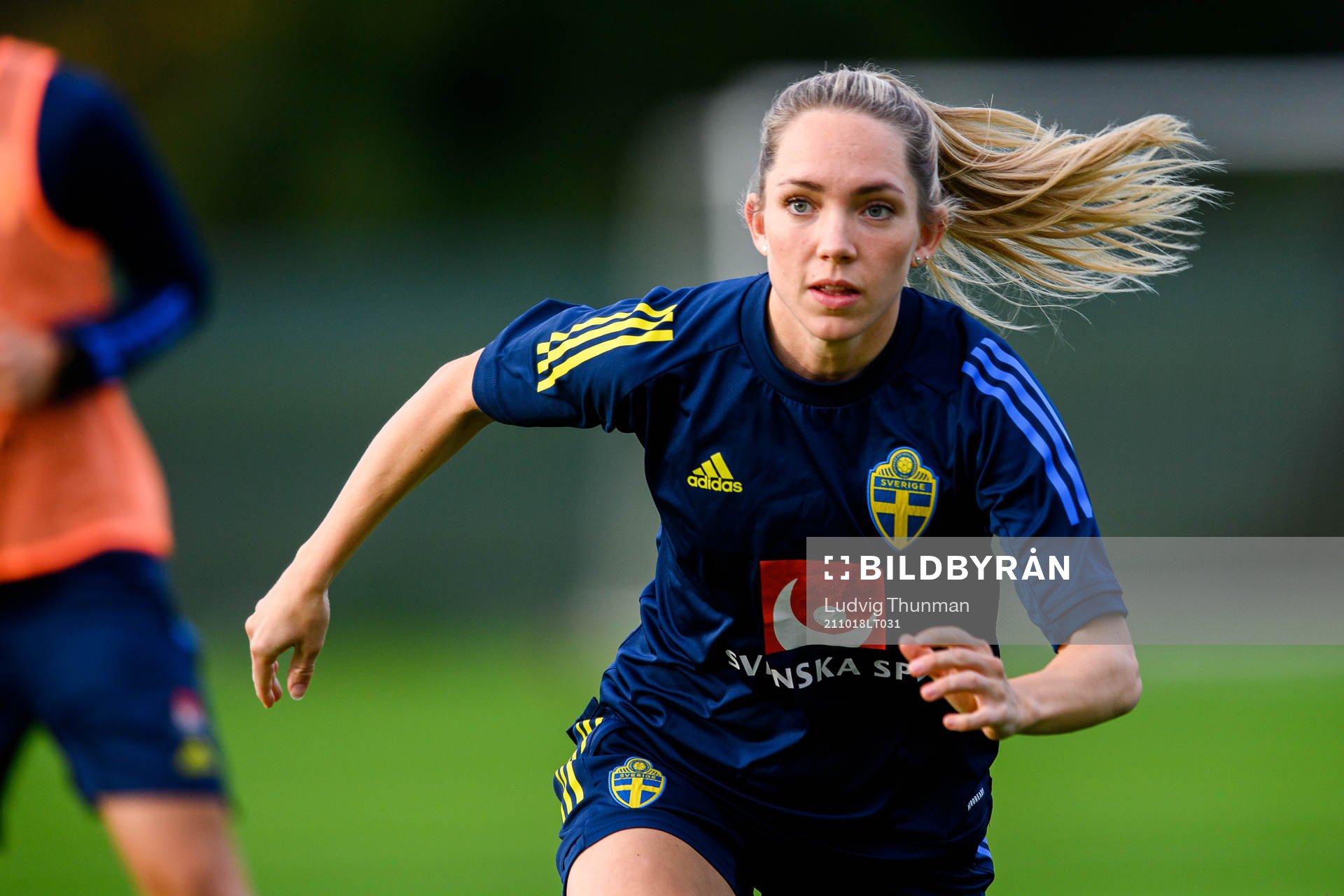 Elin Rubensson of the Swedish women's national football team