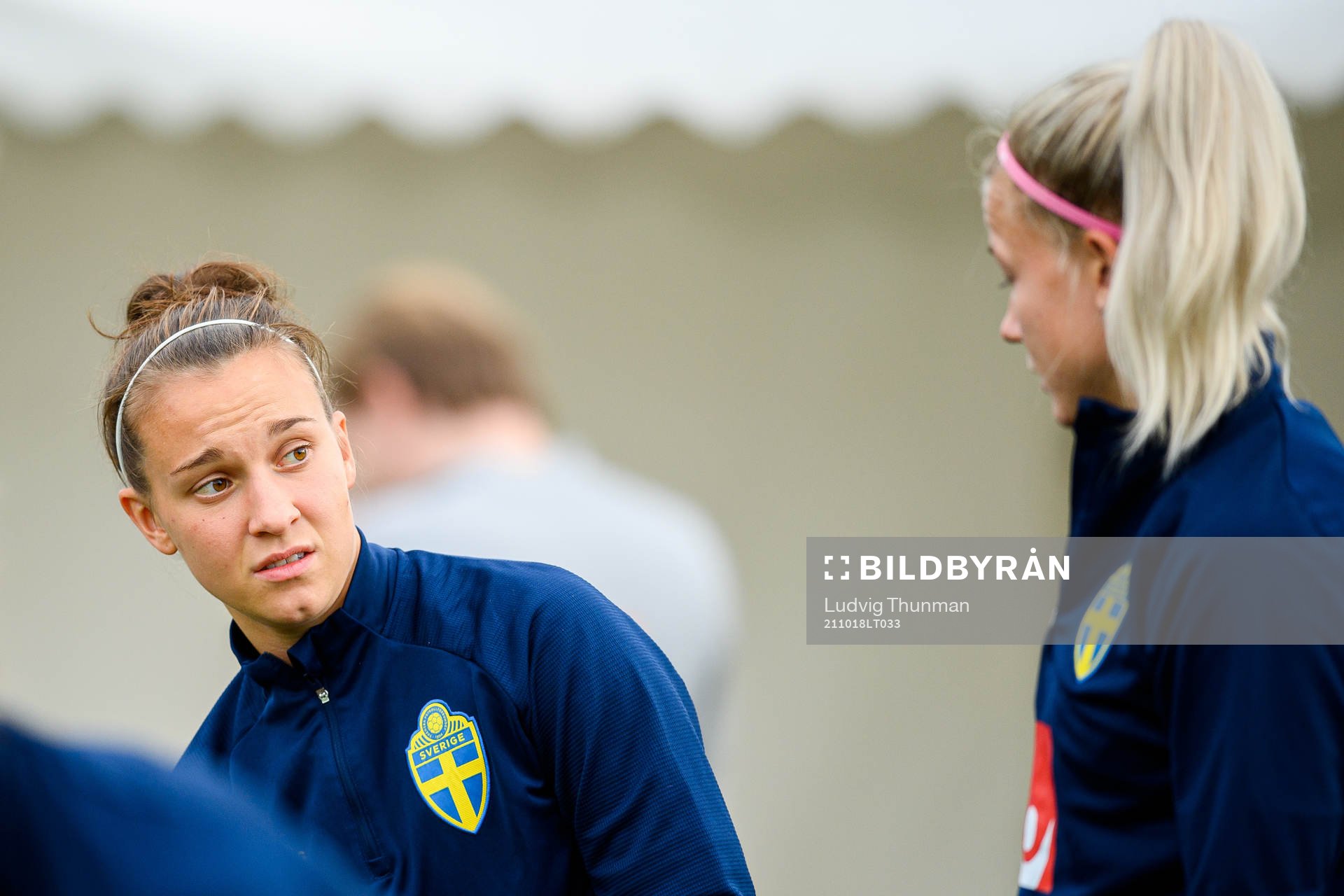 Julia Zigiotti Olme and Hanna Glas of the Swedish women's