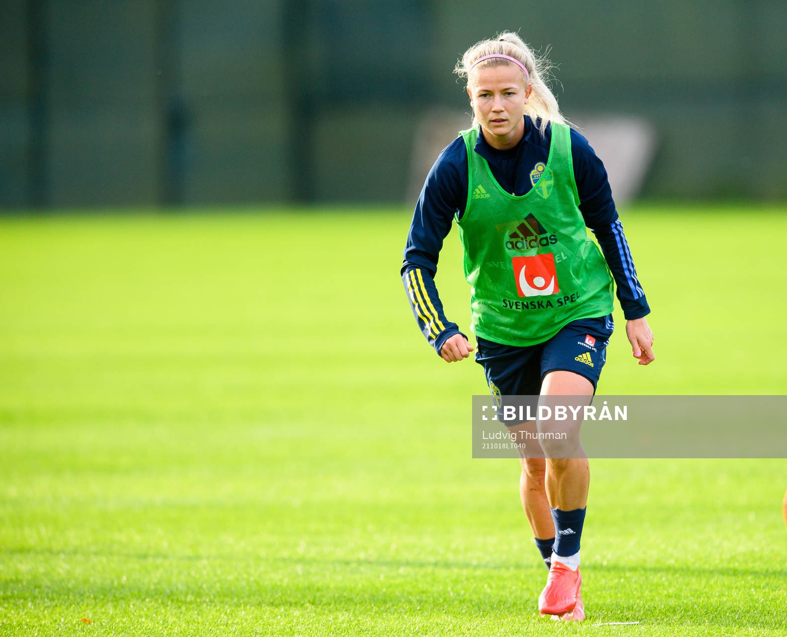 Hanna Glas  of the Swedish women's national football team