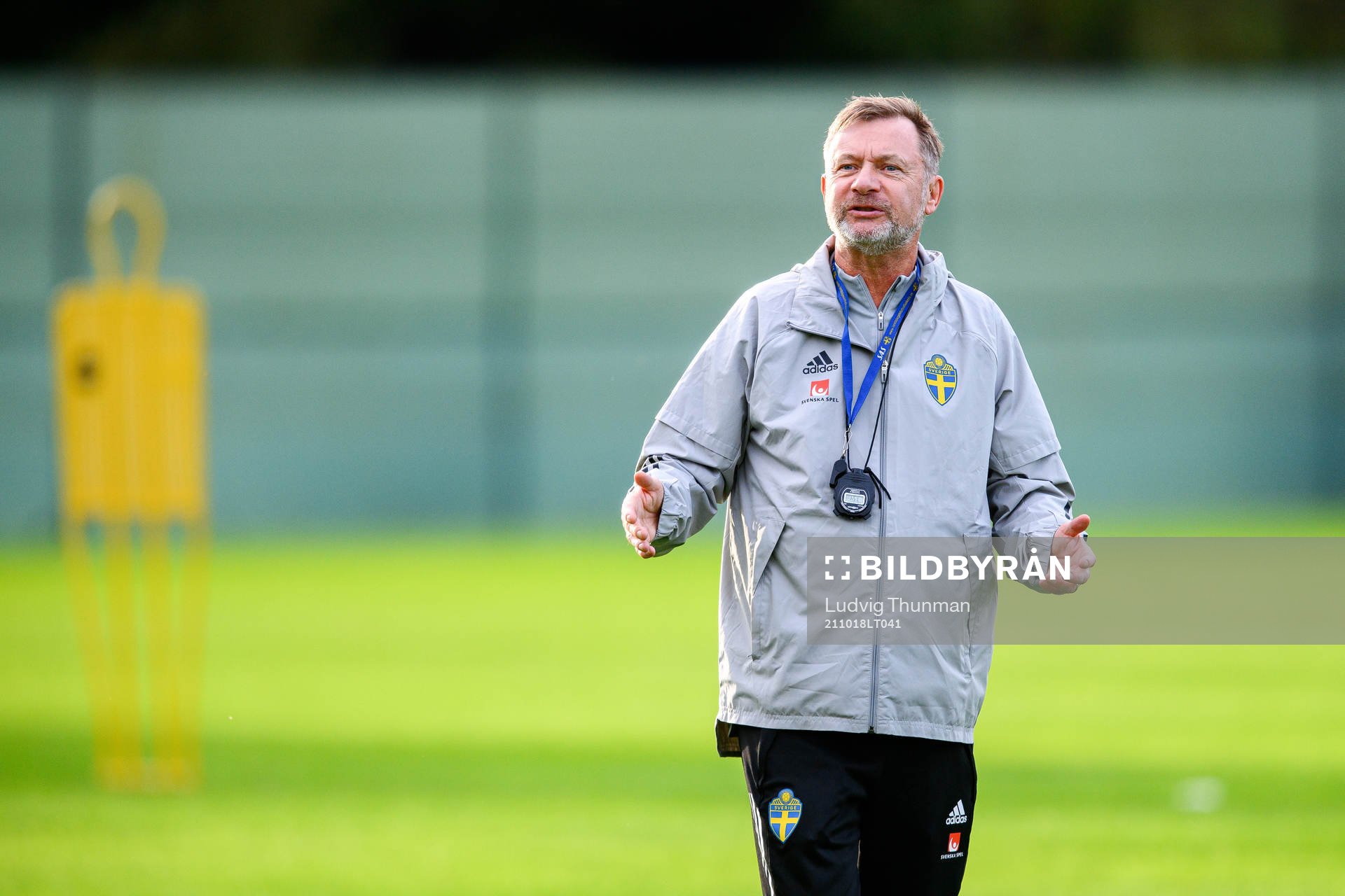 Peter Gerhardsson, head coach of the Swedish women's