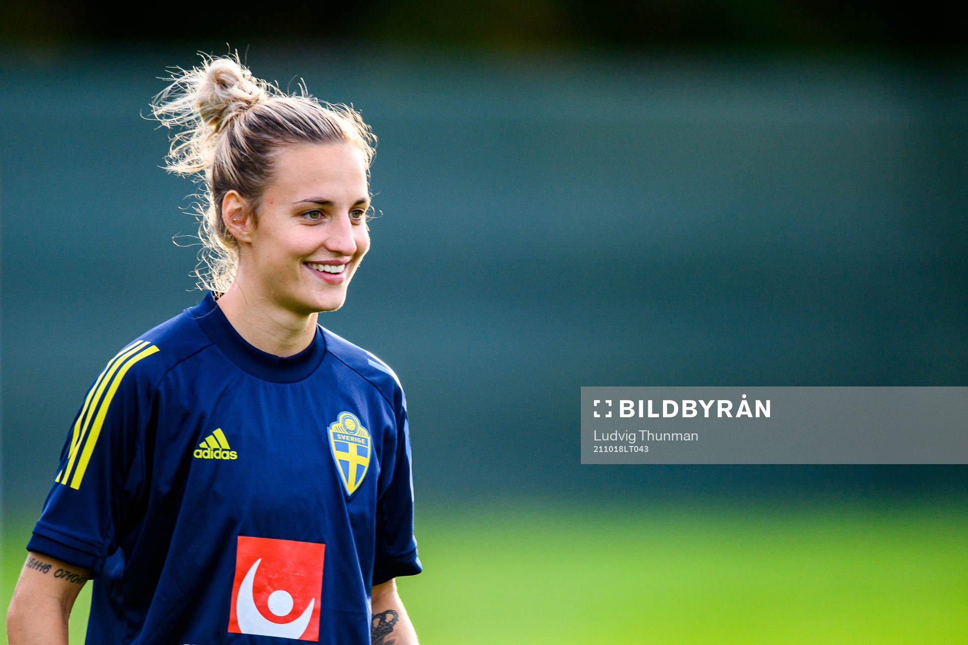 Nathalie Björn of the Swedish women's national football