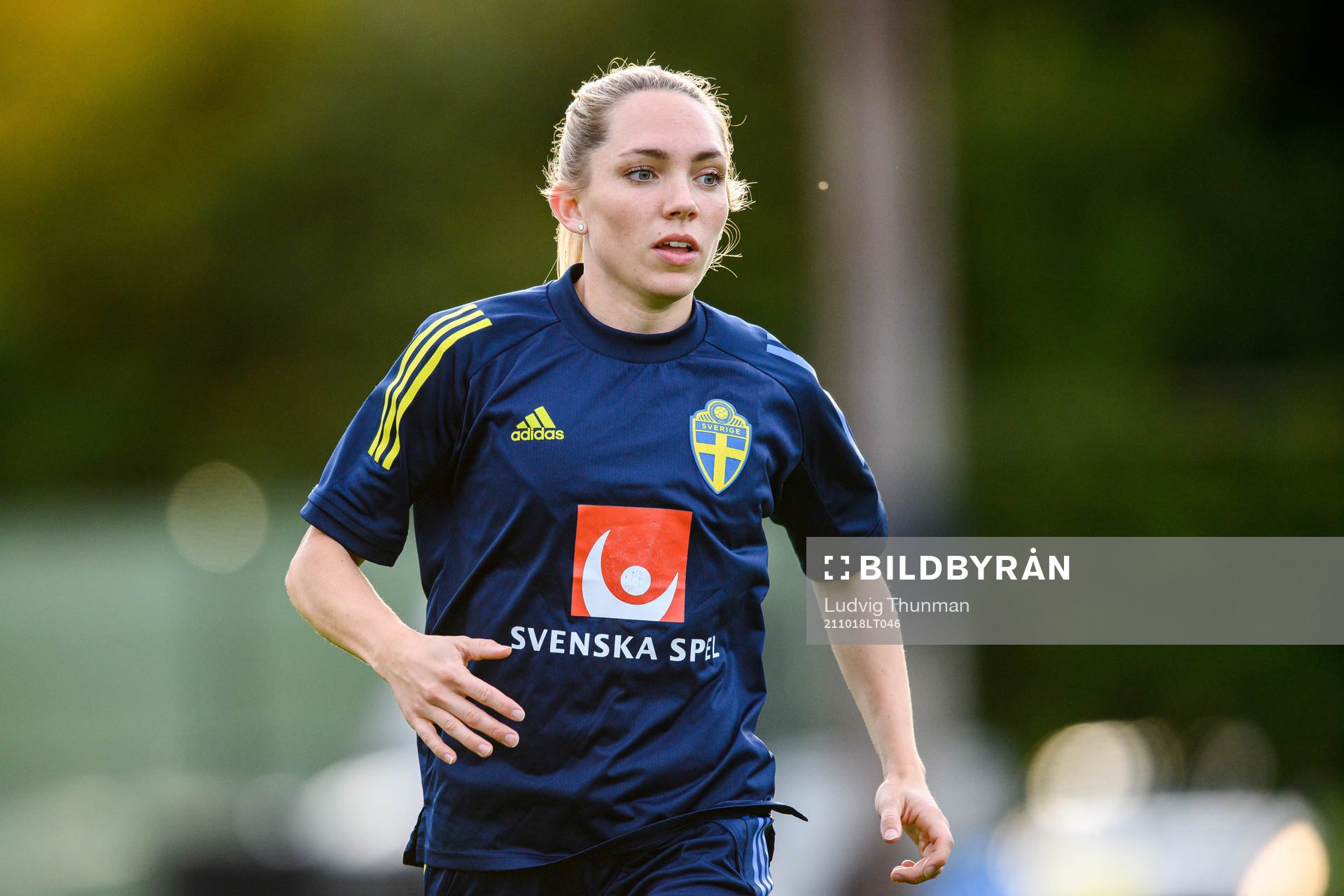 Elin Rubensson of the Swedish women's national football team