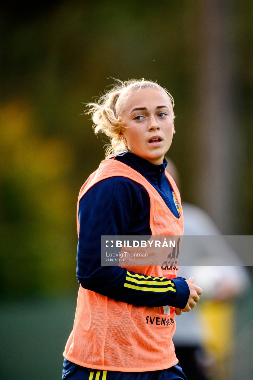 Hanna Bennison of the Swedish women's national football team