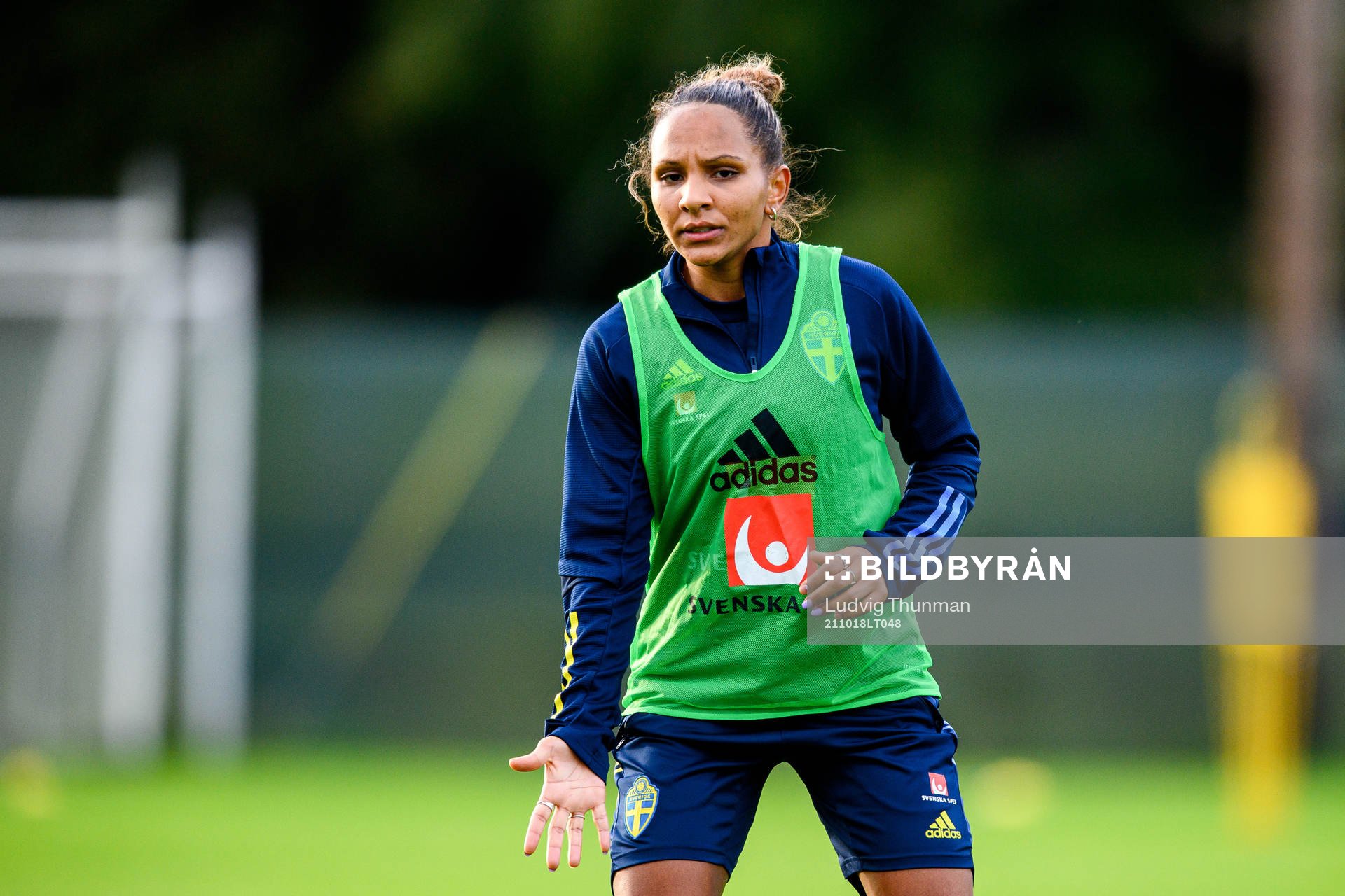 Madelen Janogy of the Swedish women's national football team