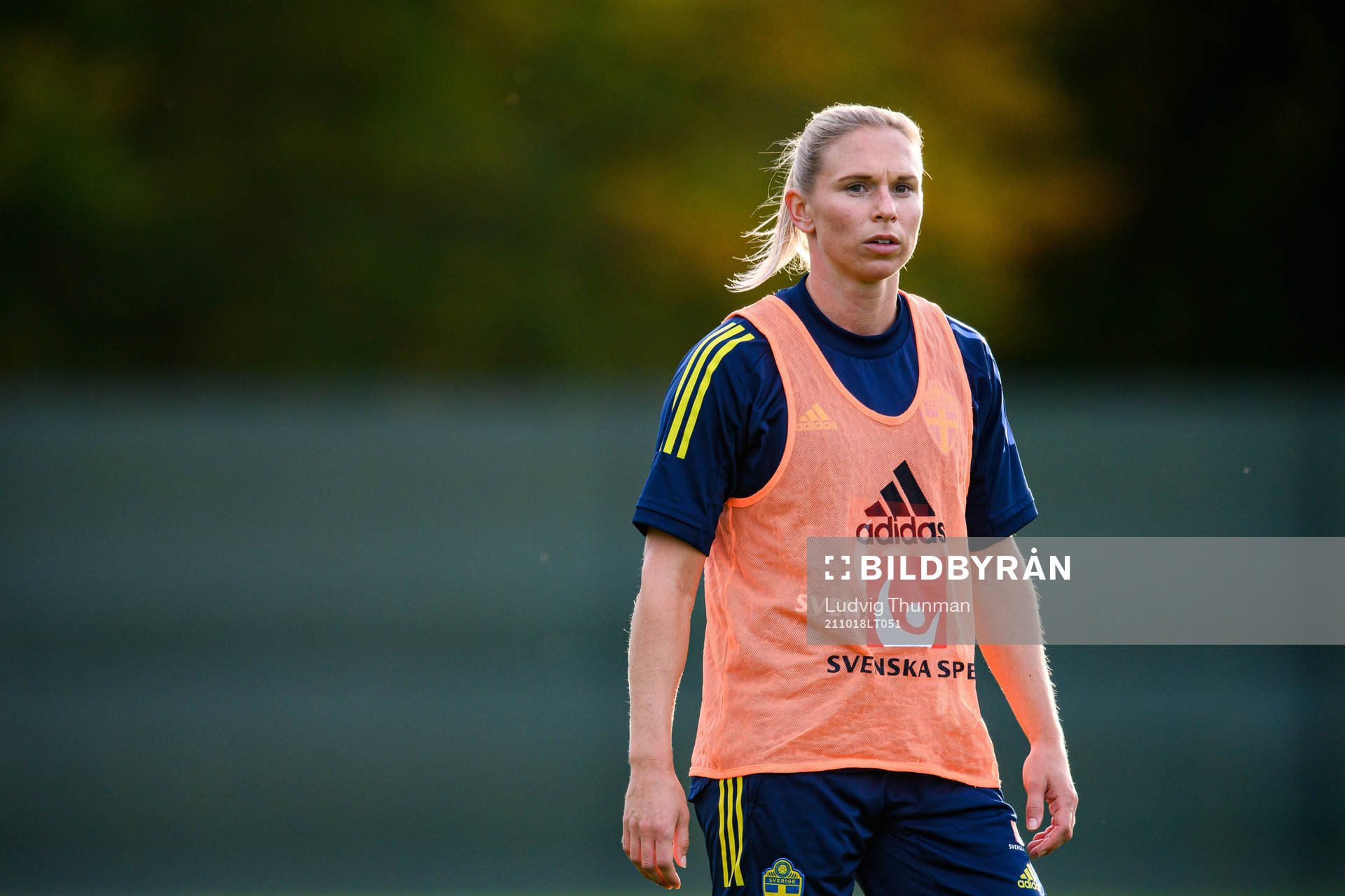 Jonna Andersson of the Swedish women's national football
