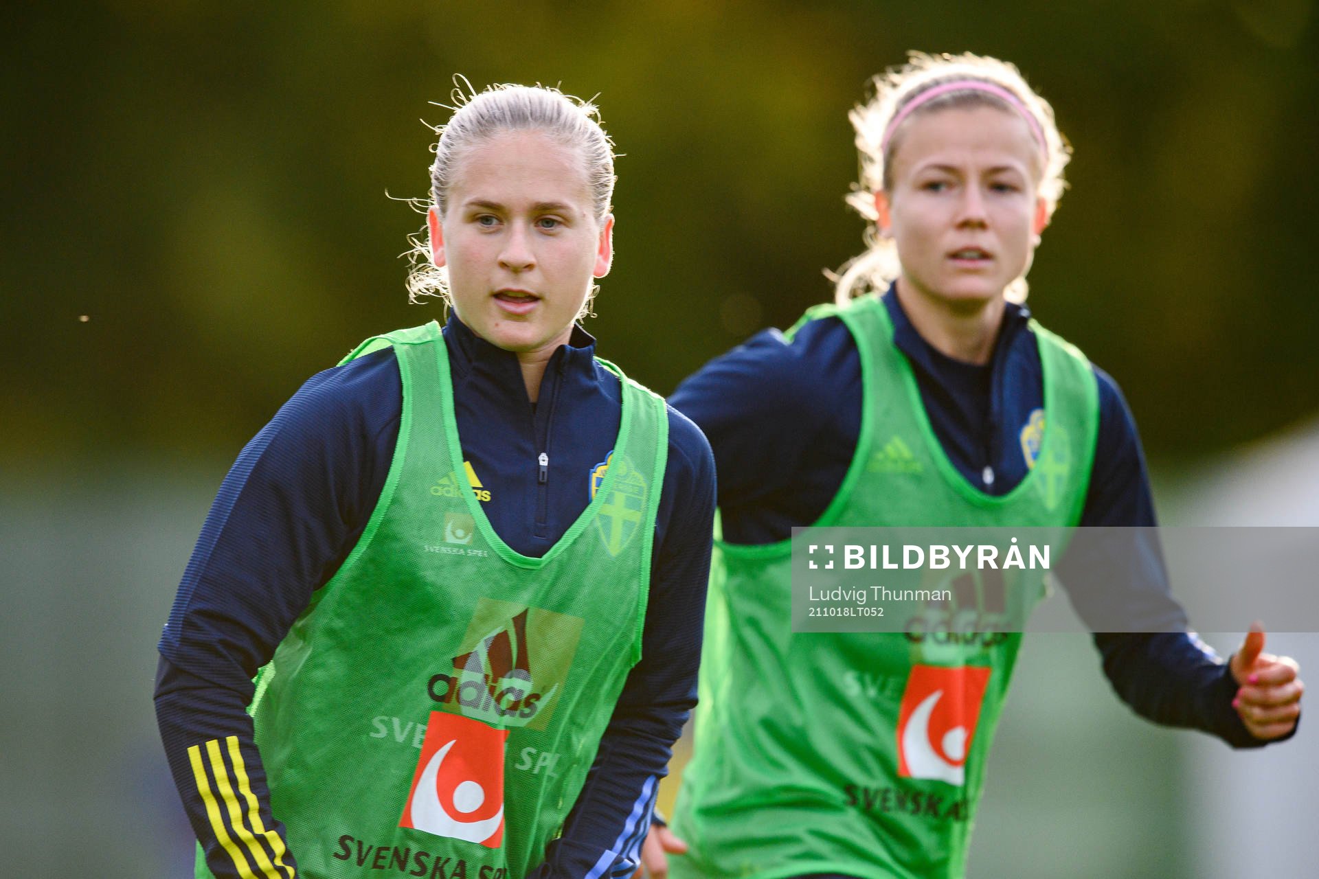 Filippa Curmark and Hanna Glas of the Swedish women's