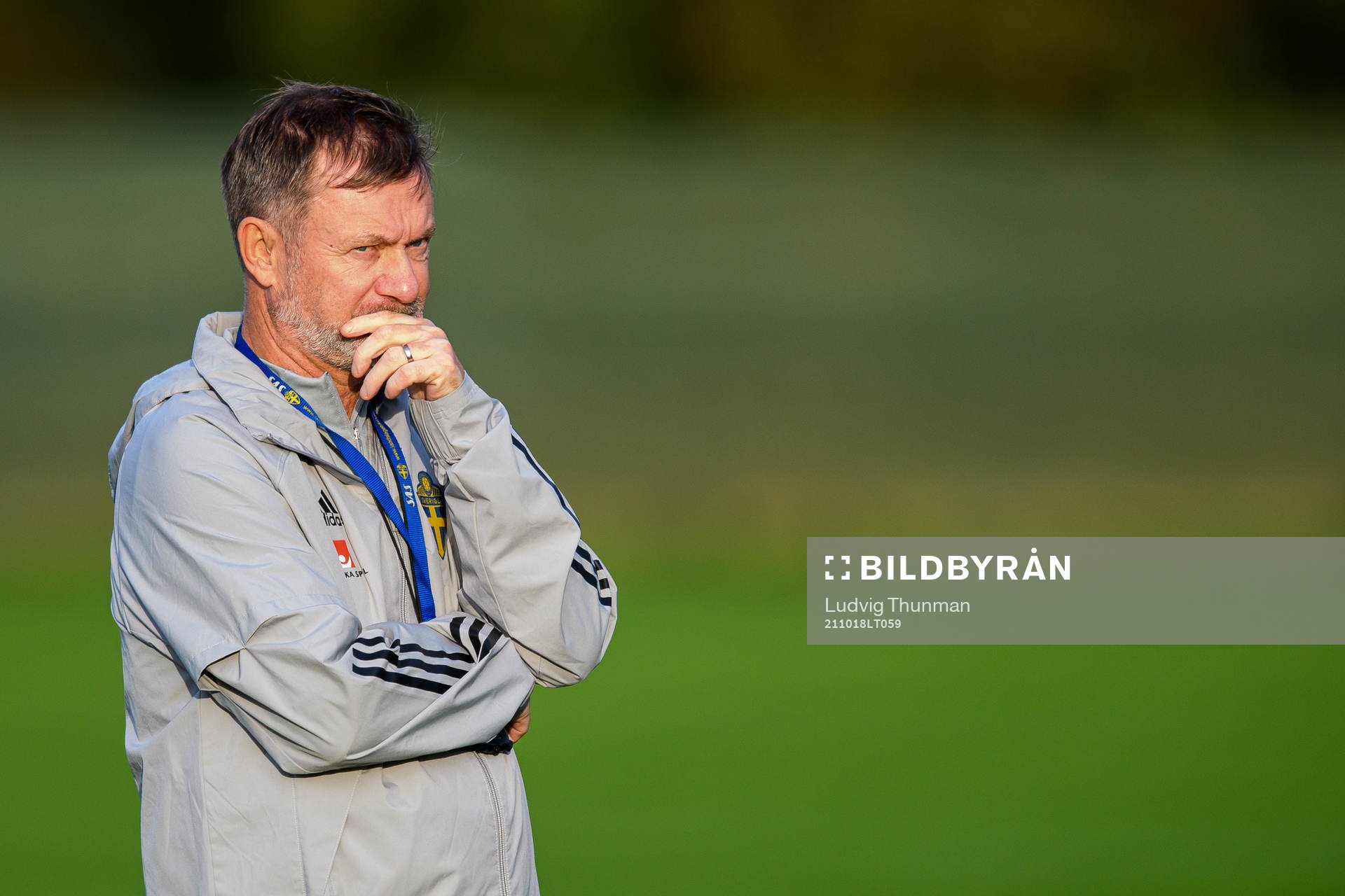 Peter Gerhardsson, head coach of the Swedish women's