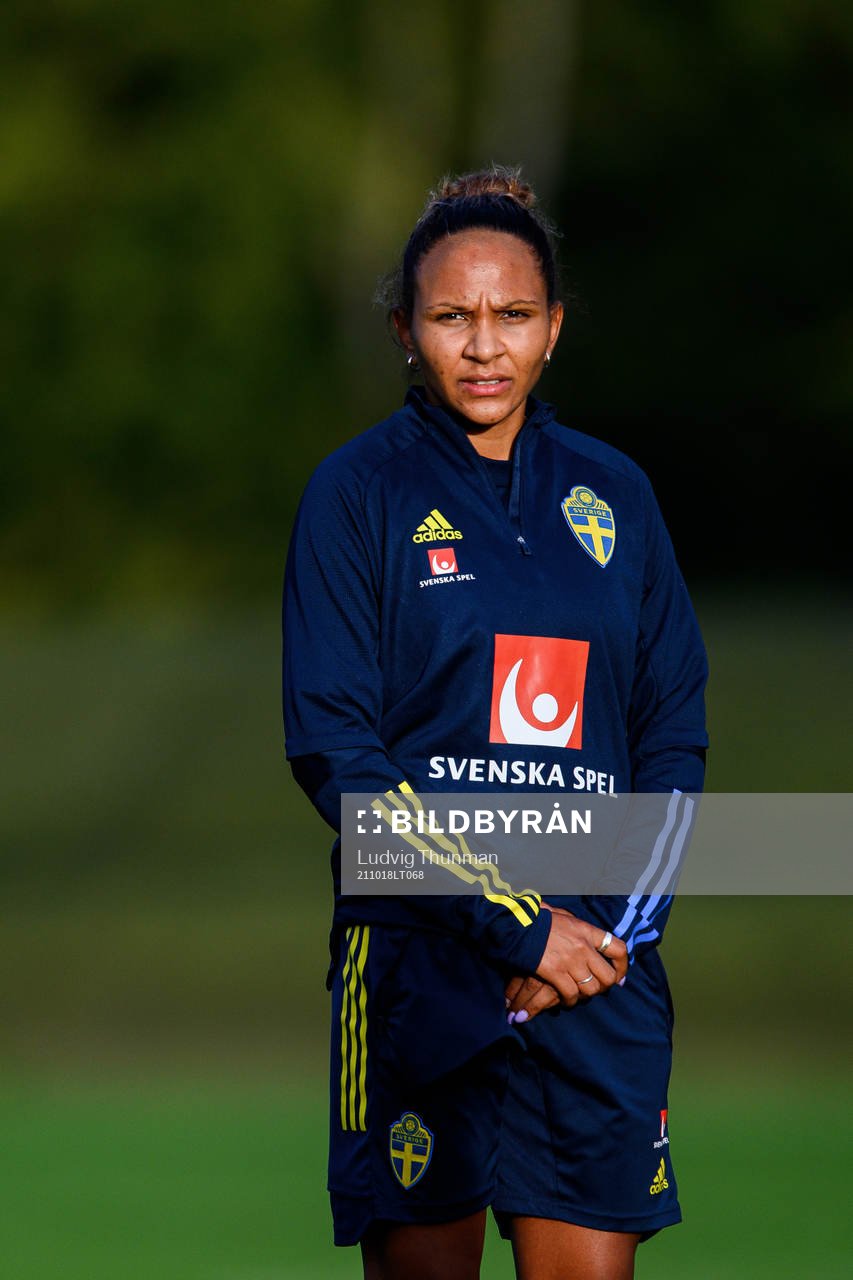 Madelen Janogy of the Swedish women's national football team