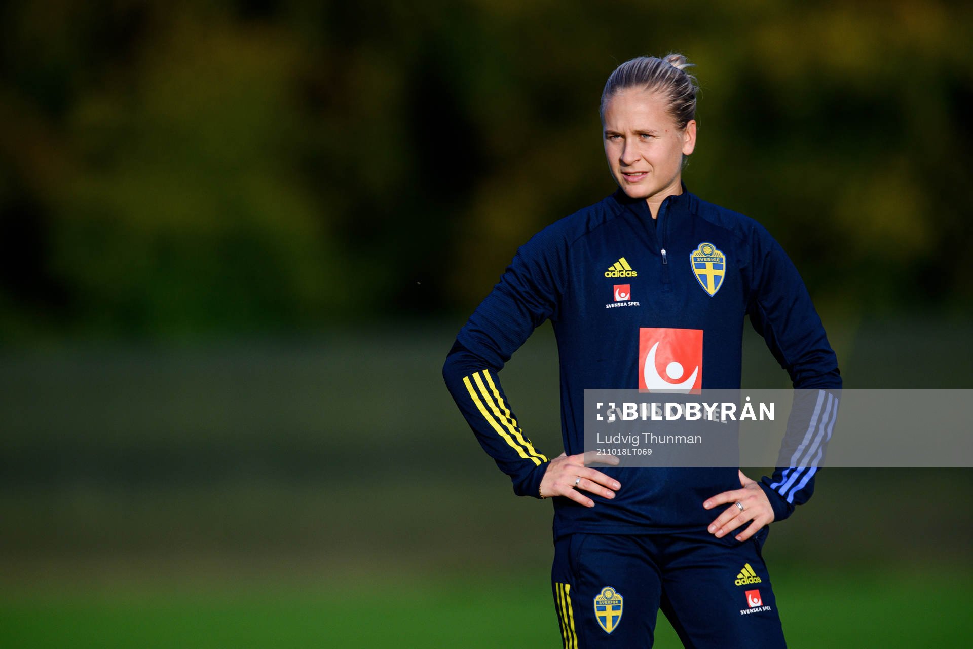 Filippa Curmark of the Swedish women's national football