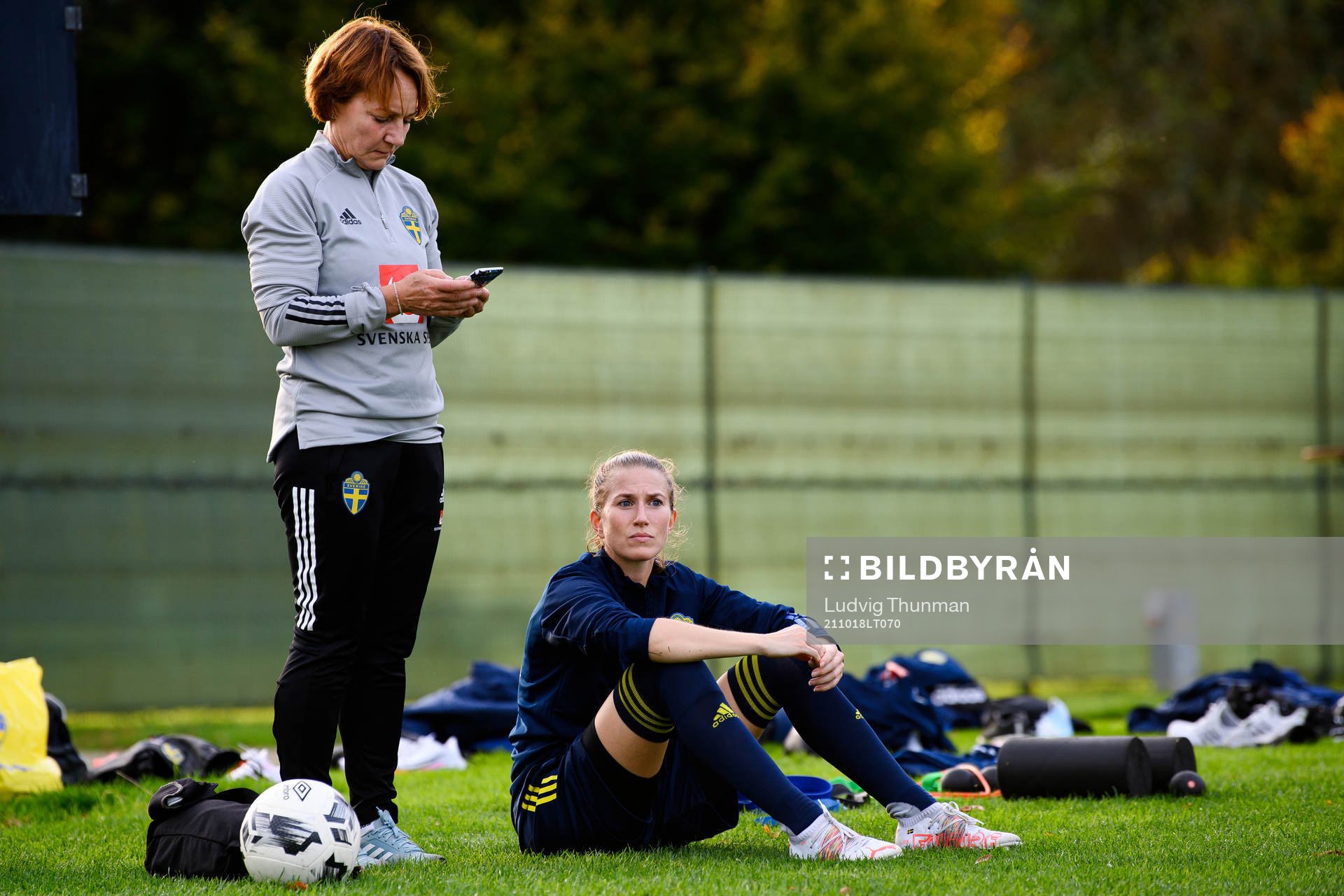Emma Berglund of the Swedish women's national football team