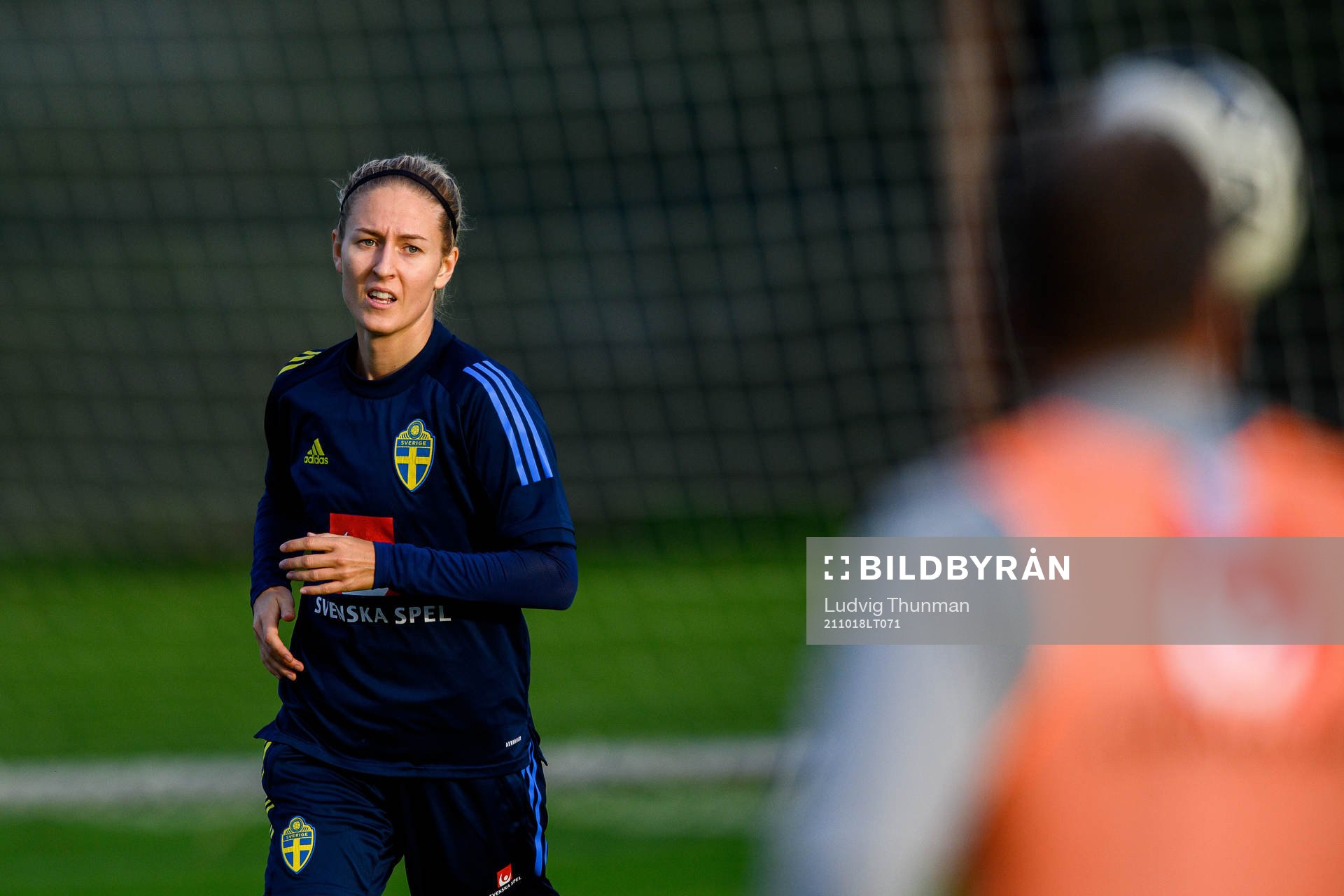 Emma Kullberg of the Swedish women's national football team