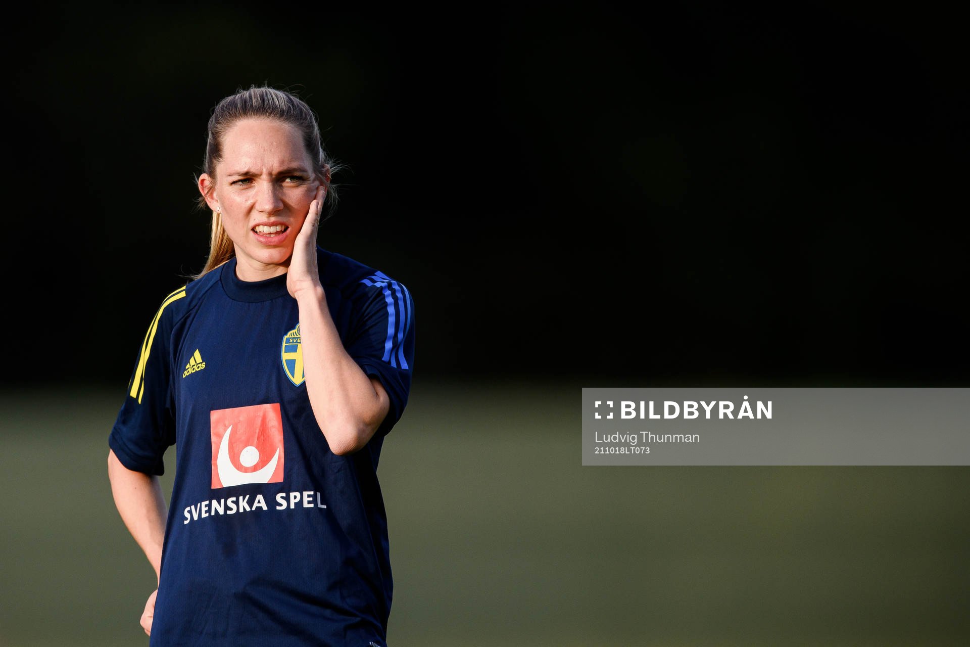 Elin Rubensson of the Swedish women's national football team