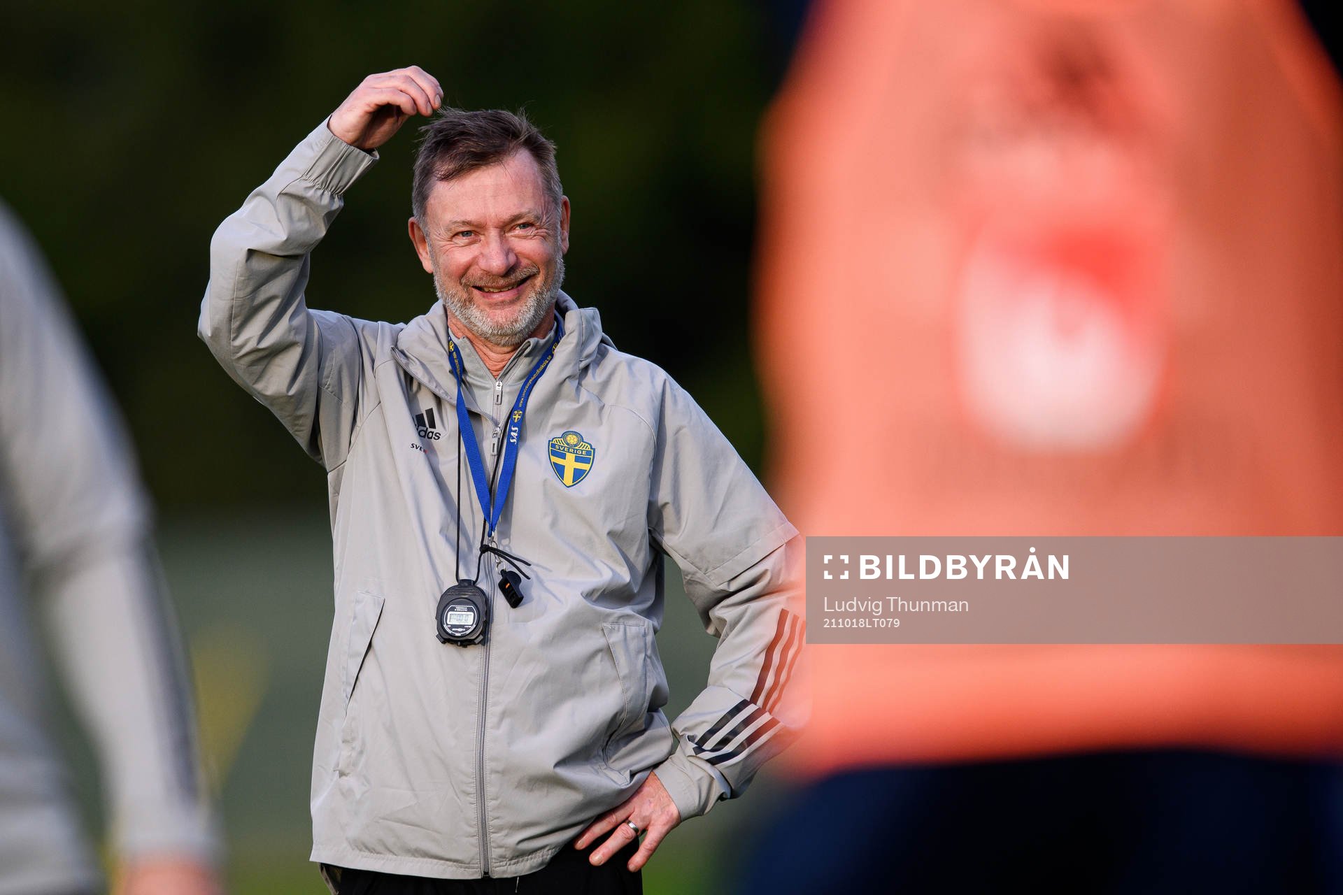 Peter Gerhardsson, head coach of the Swedish women's