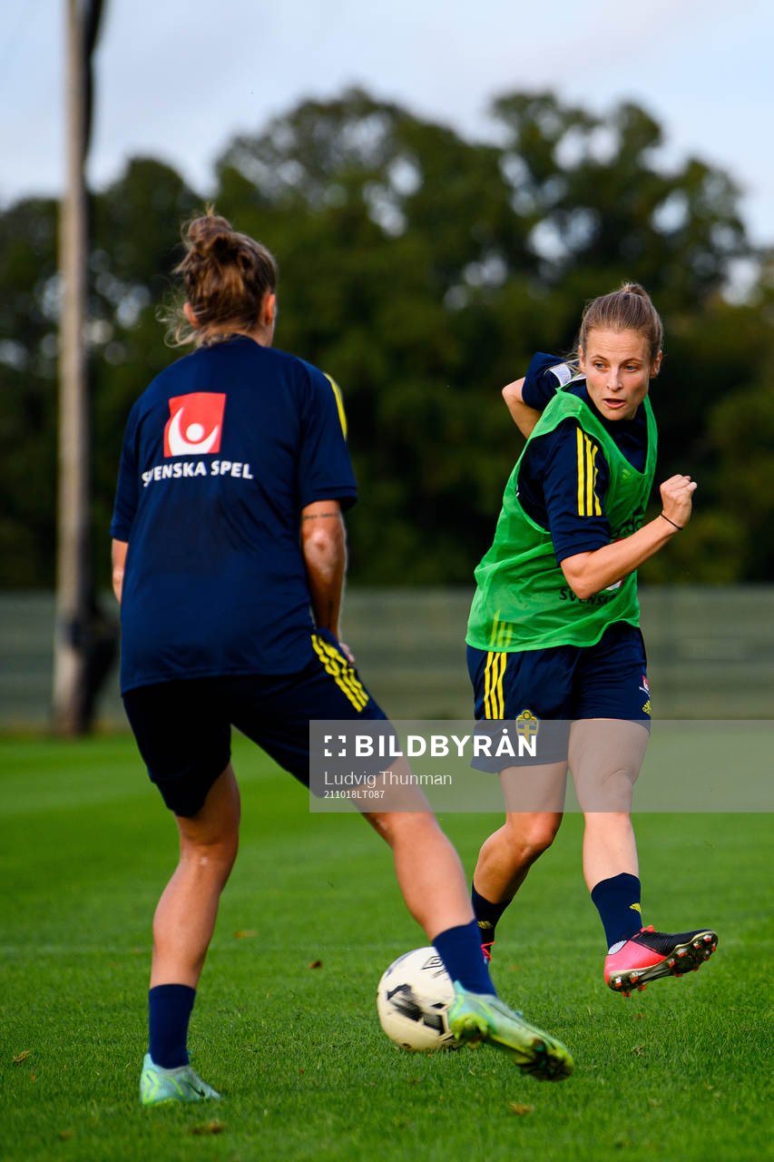 Anna Anvegård of the Swedish women's national football team