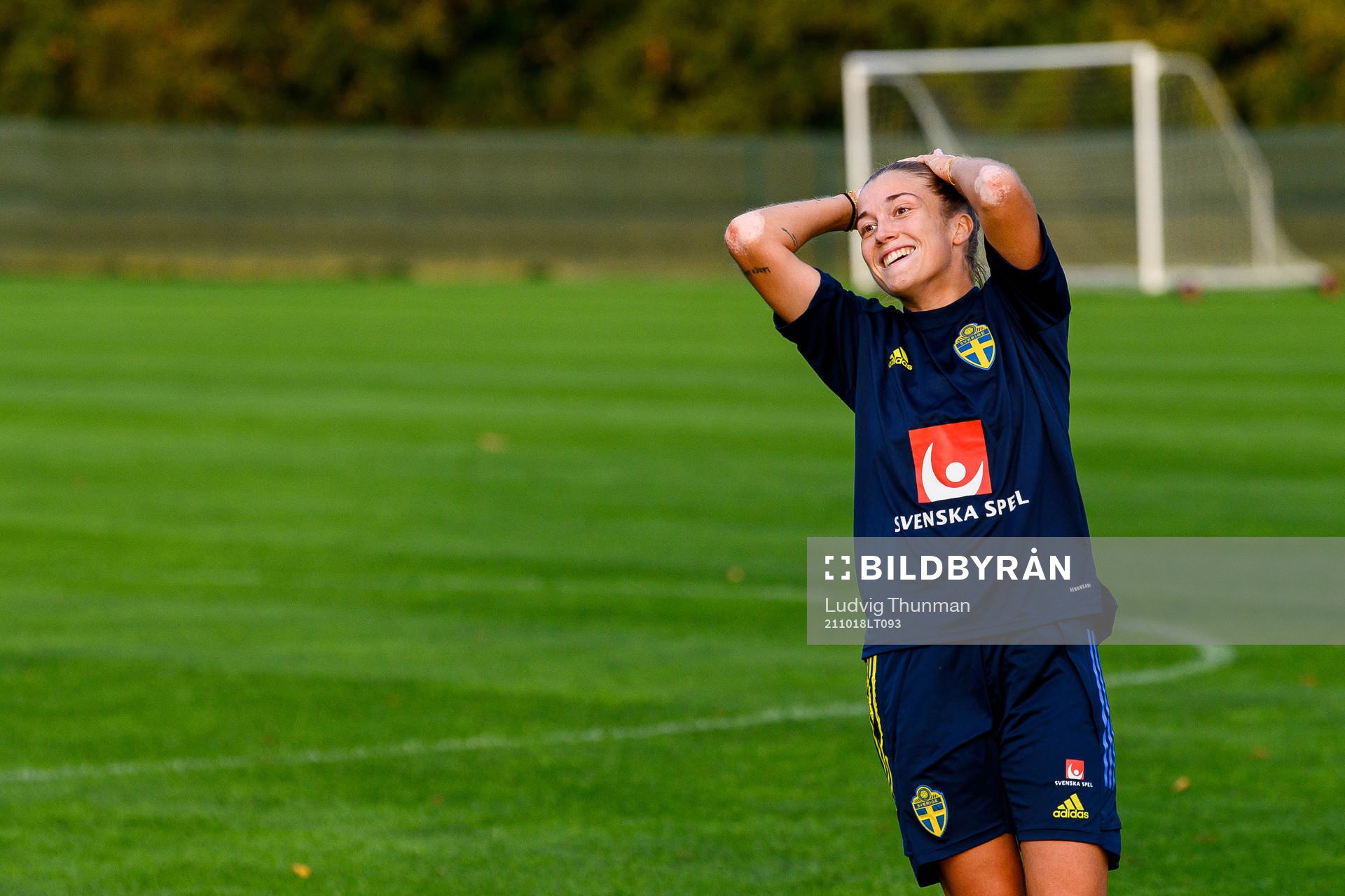 Filippa Angeldahl of the Swedish women's national football