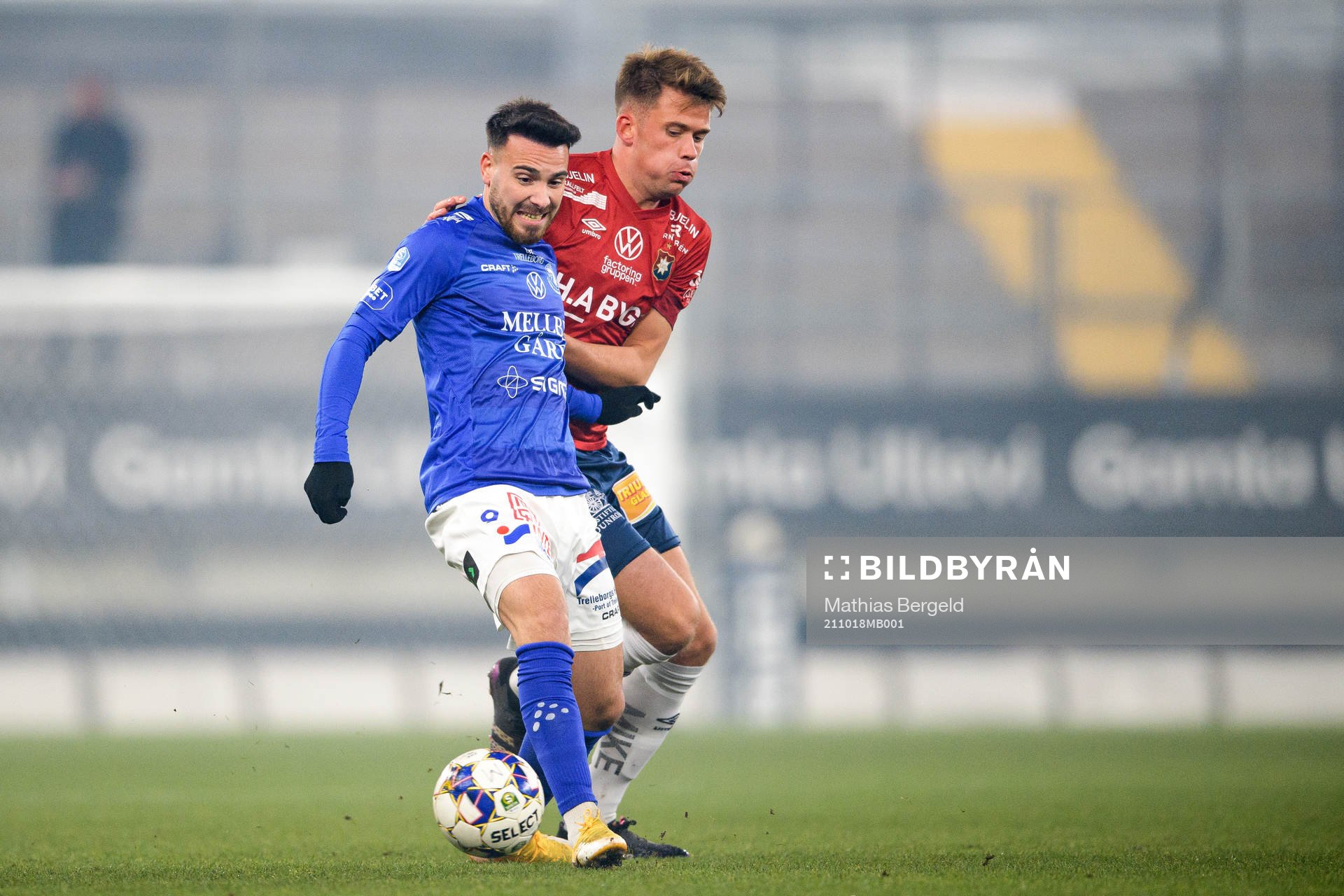 Trelleborgs Dzenis Kozica och Örgrytes Marcus Haglind